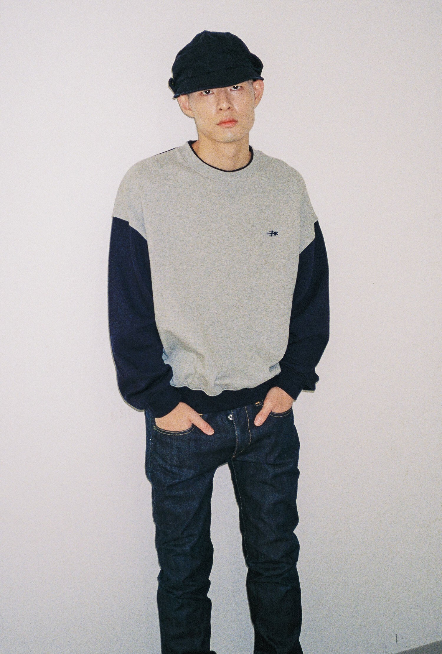 Niceghostclub COLOR BLOCK 3STAR SWEATSHIRTS