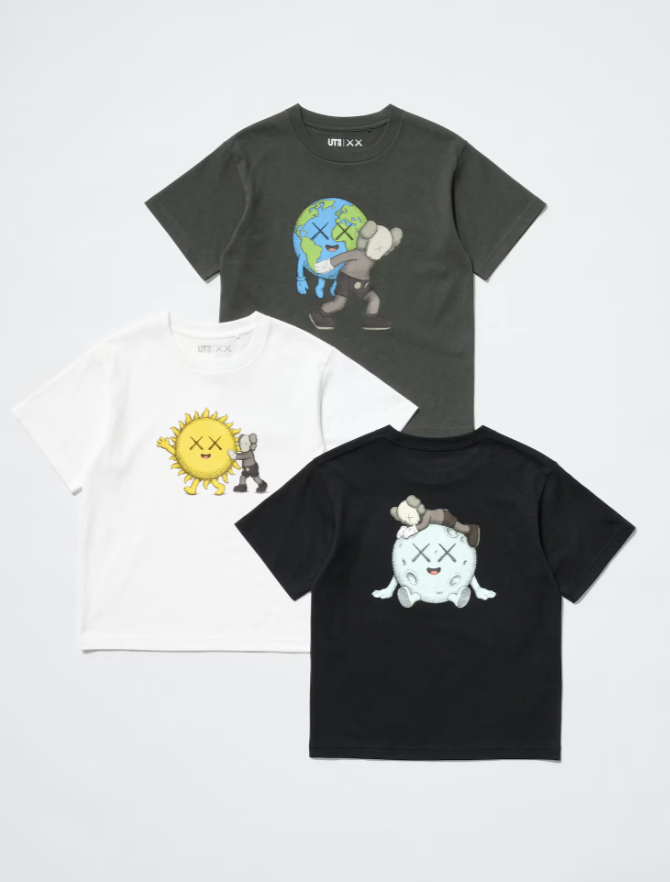 【APAIR】預購 kaws x Uniqlo ut 2026 新款 短T 大學T 小朋友款 100-160CM