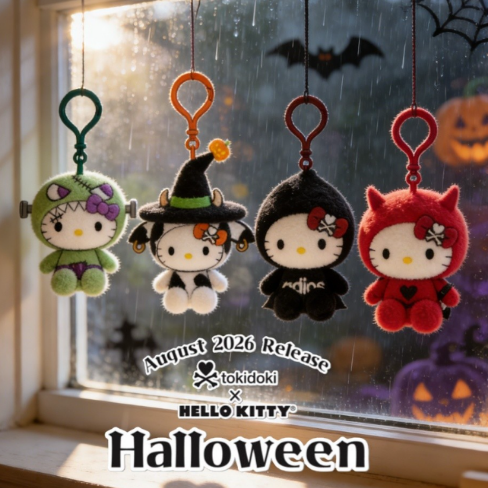 (美版) Sanrio Halloween Hello Kitty x TOKIDOKI公仔掛飾