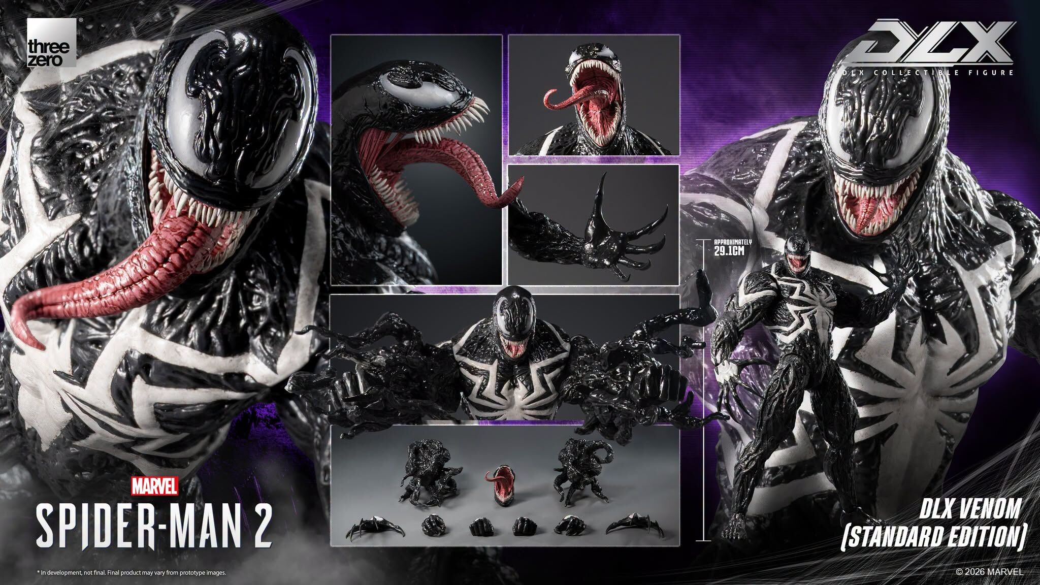 (預訂) Threezero 3Z0967 -《漫威蜘蛛俠2》DLX 猛毒 Venom（標準版)