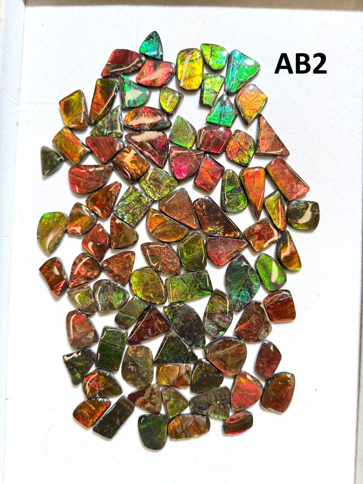 ET003 AB2 加拿大斑彩石小件 (百變幻彩) 精品盲盒 8 - 38cts 22*14 - 31*22mm