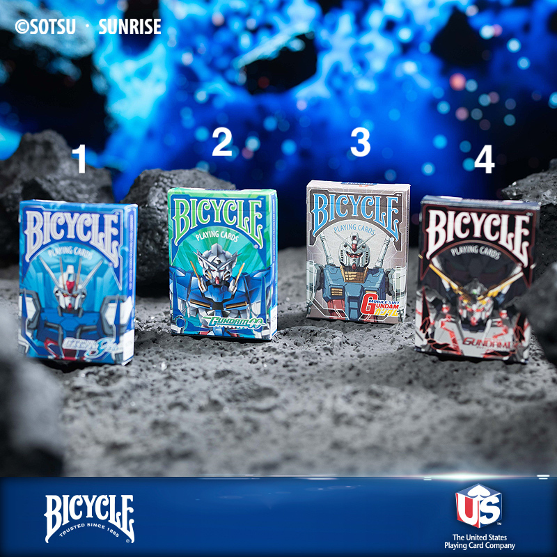 代購-〈夢幻聯名〉CUNDAM x BICCYCLE 單車 機動戰士鋼彈 撲克牌