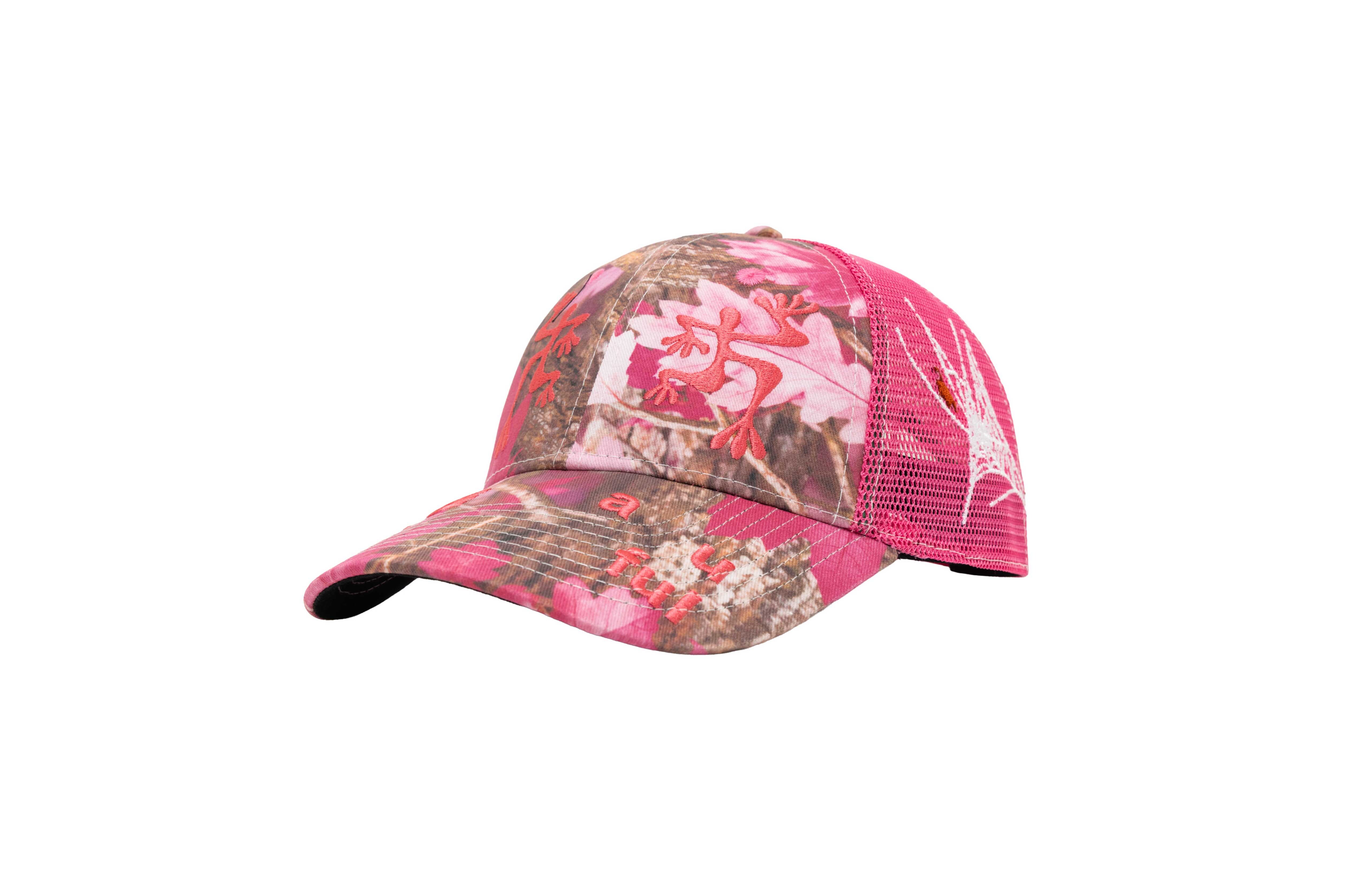 b.Eautiful "Biyu Hat" (Pink Real Camo / Hot Pink)