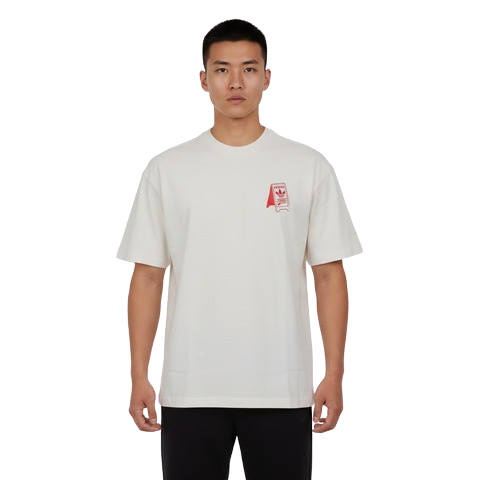 【官網限定】adidas Food Cart Tee T恤 休閒運動上衣 純棉 印花 KX1990 IX