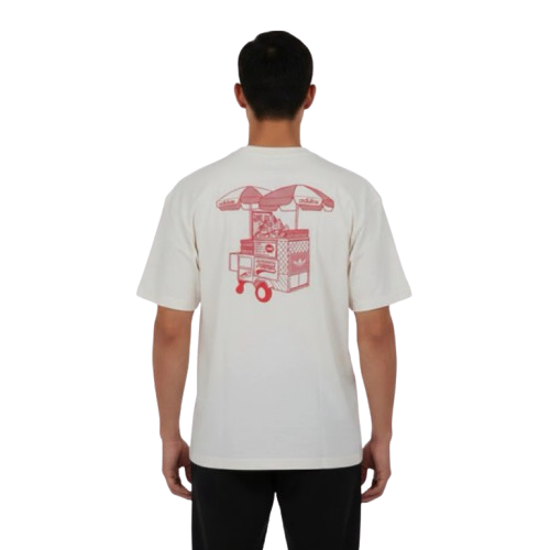 【官網限定】adidas Food Cart Tee T恤 休閒運動上衣 純棉 印花 KX1990 IX