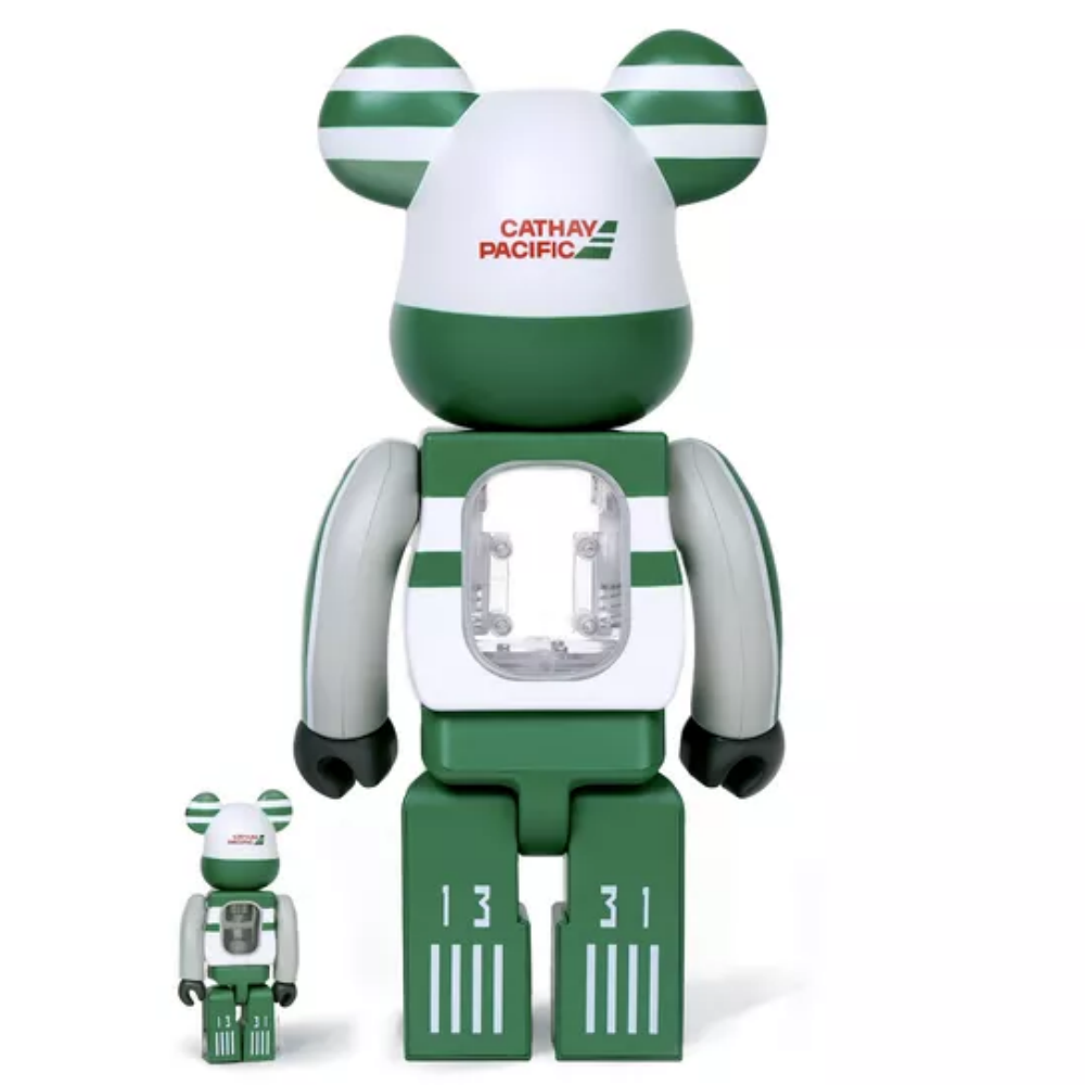 國泰航空 CATHAY PACIFIC lettuce leaf sandwich 100％ & 400％ BE@RBRICK