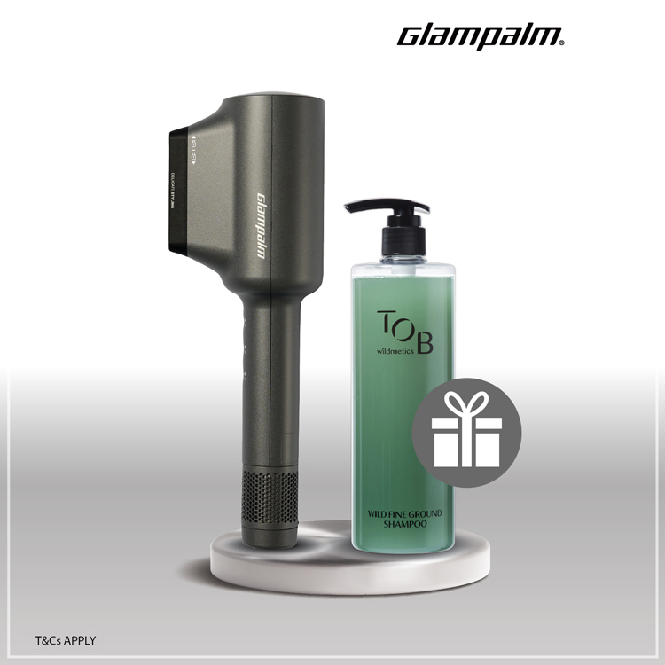 Glampalm GP717 高效速乾造型風筒 [鈦金灰]