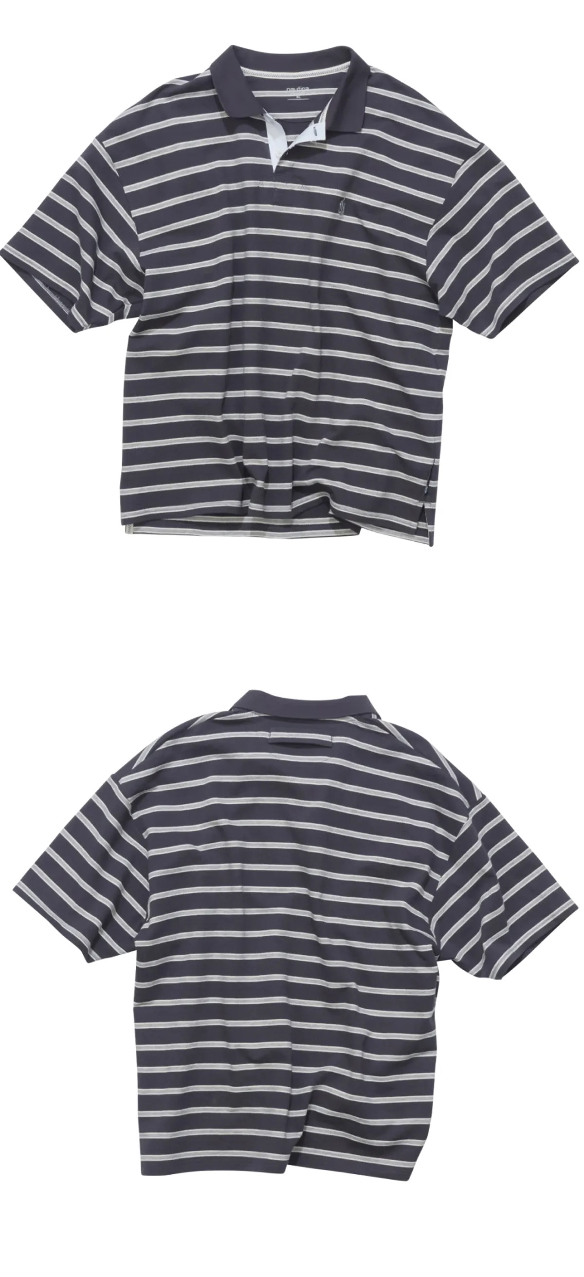 NAUTICA 條紋短袖 Polo 衫 2色