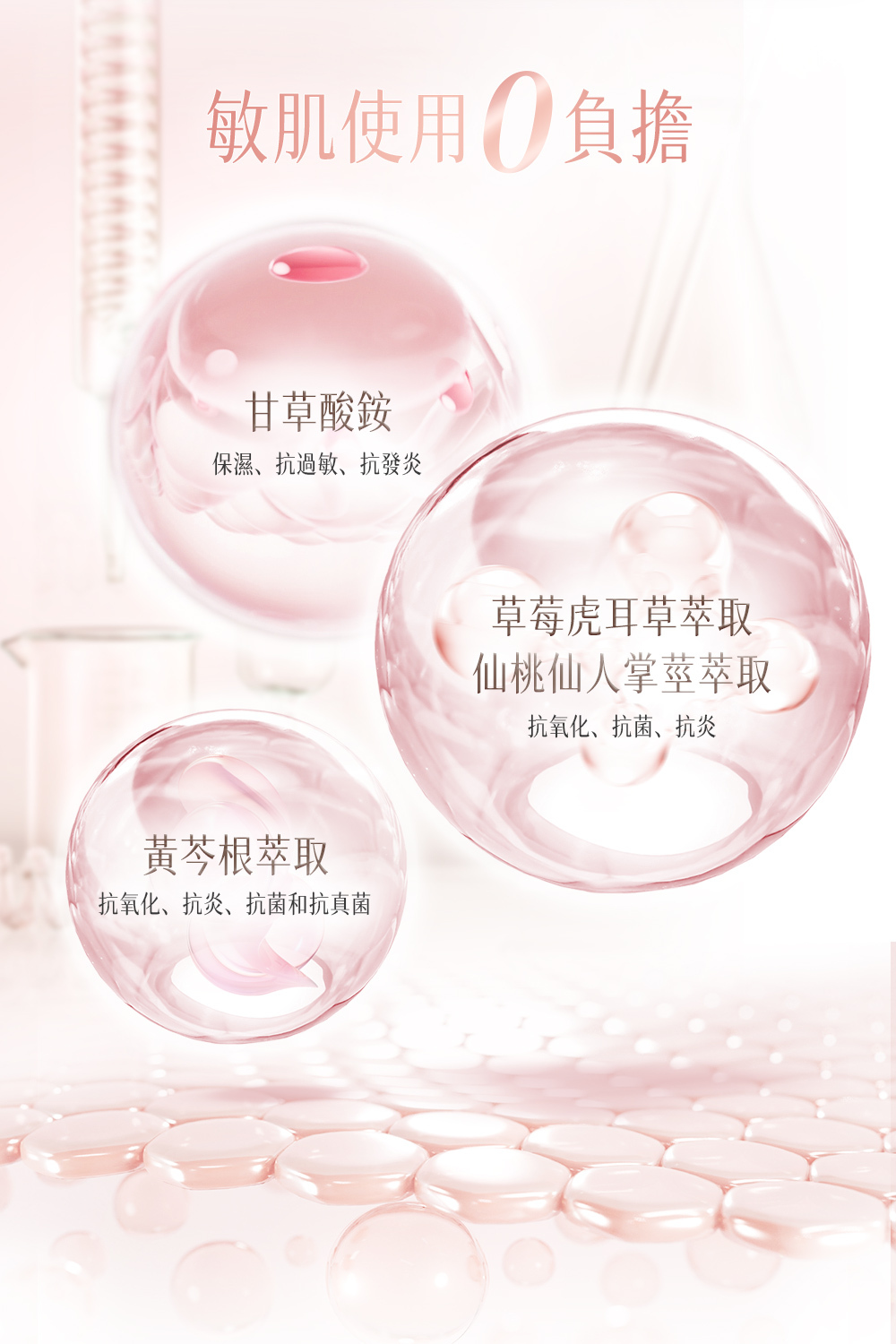 LAMBENCY 水漾玫瑰香氛身體乳美白升級版,添加甘草酸銨、草莓虎耳草萃取與黃芩根萃取等肌膚保養成分