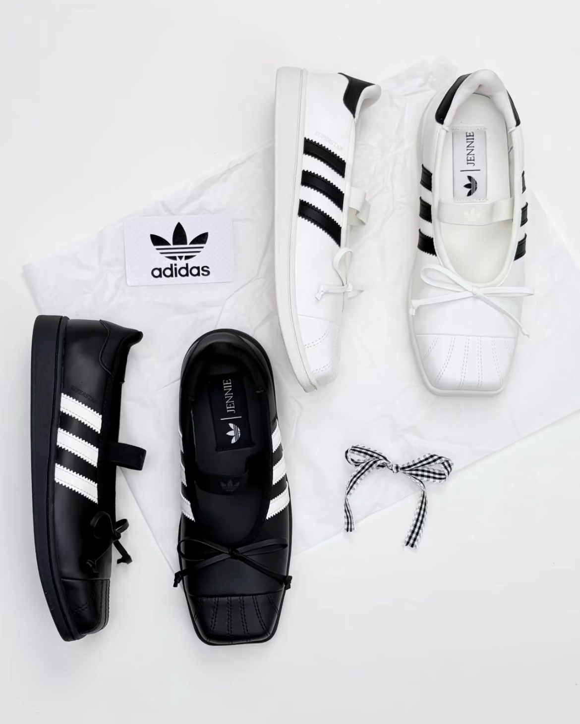 (預訂) JENNIE x Adidas Superstar SQ Ballet 【兩色】