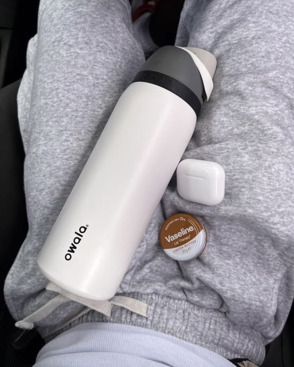 OWALA FreeSip 32oz 冷水瓶 保溫 白灰