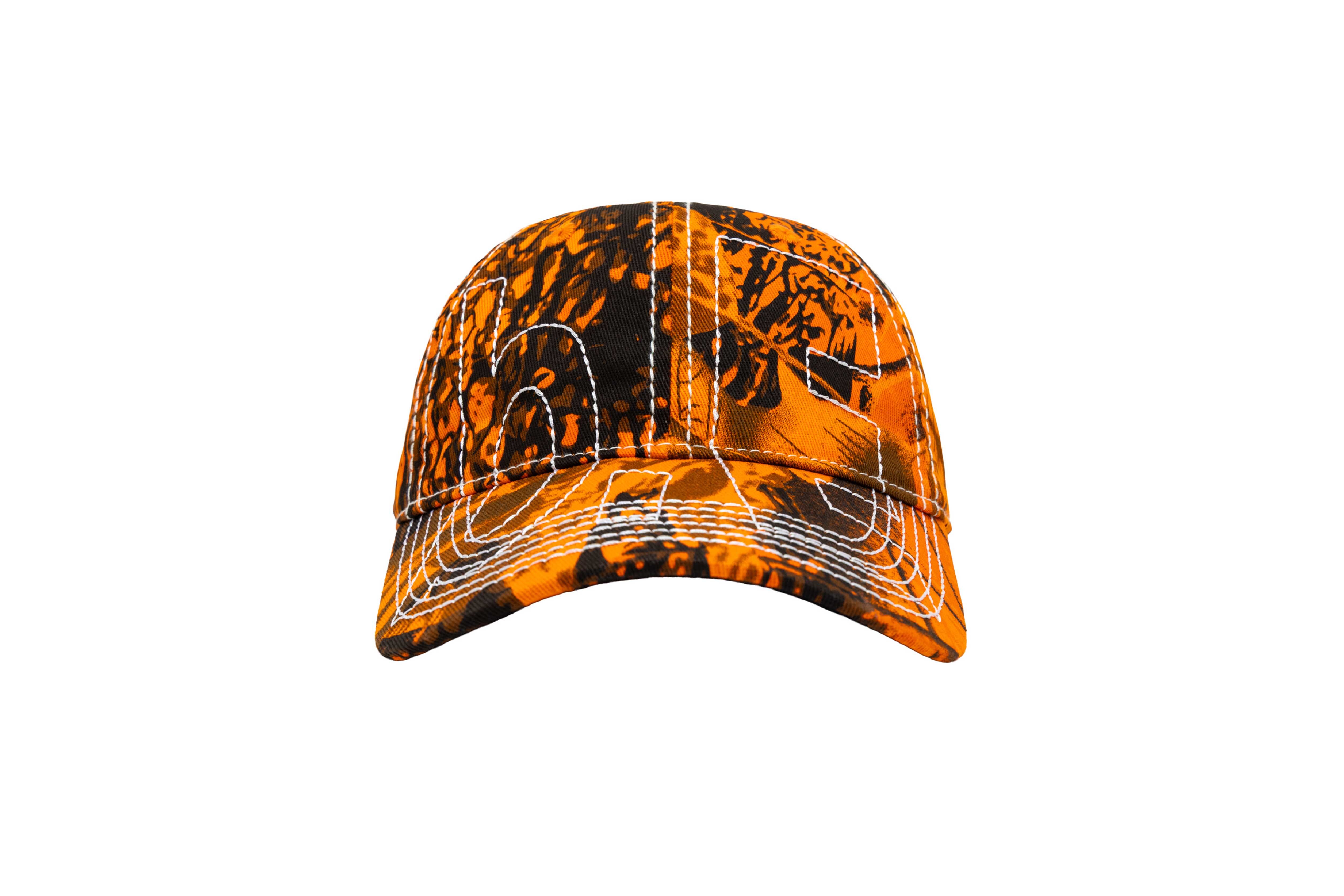 b.Eautiful "Vapor Low Profile Hat" (Orange Camo / White)