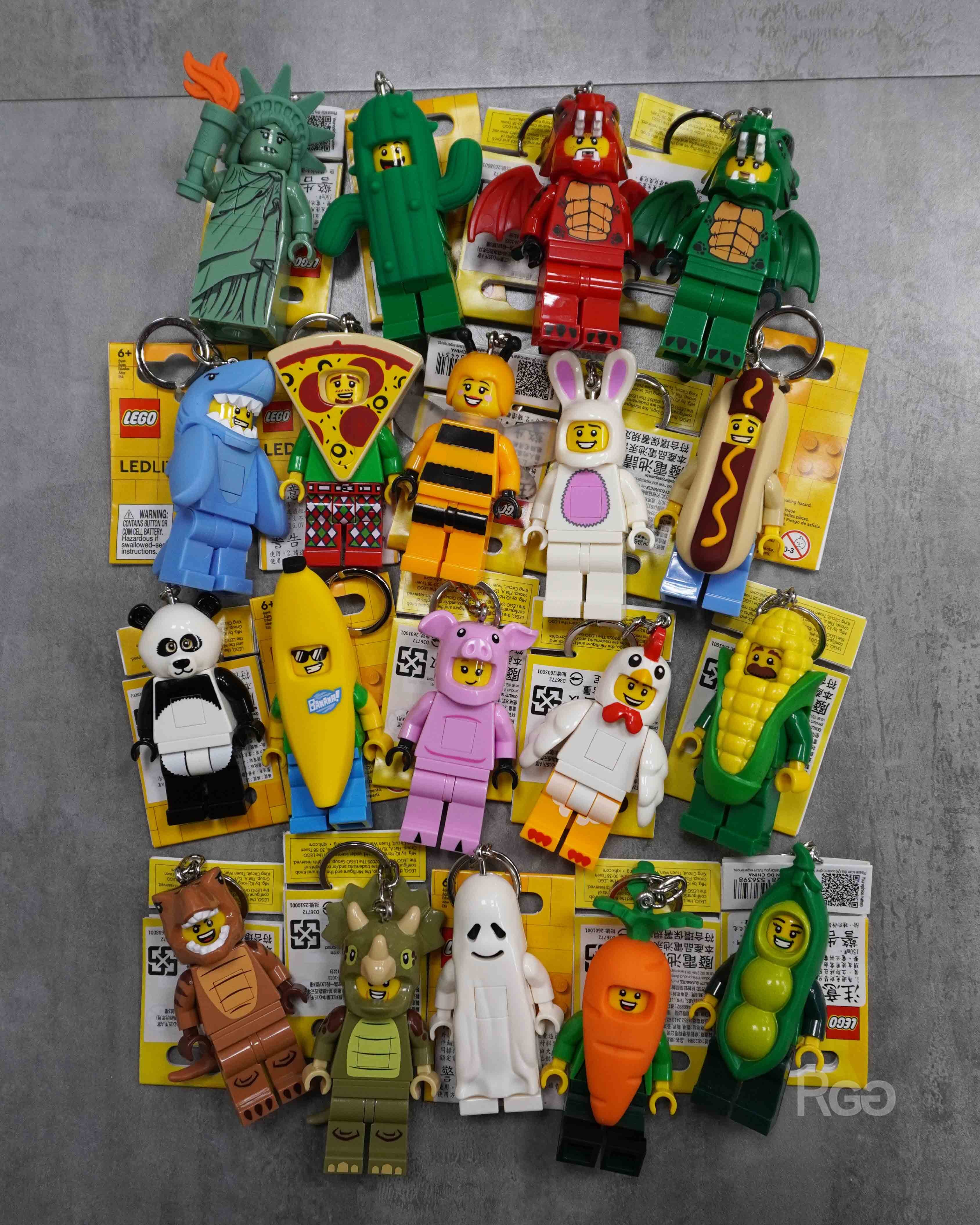 LEGO 樂高 手電筒 鑰匙圈