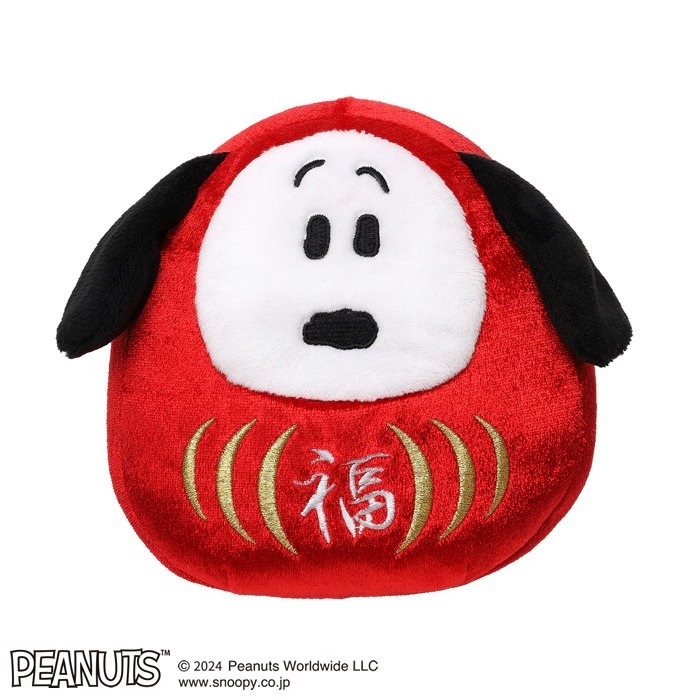 【 10/6收單 】日本代購 PEANUTS Snoopy 史努比 開運福氣達摩絨毛玩偶
