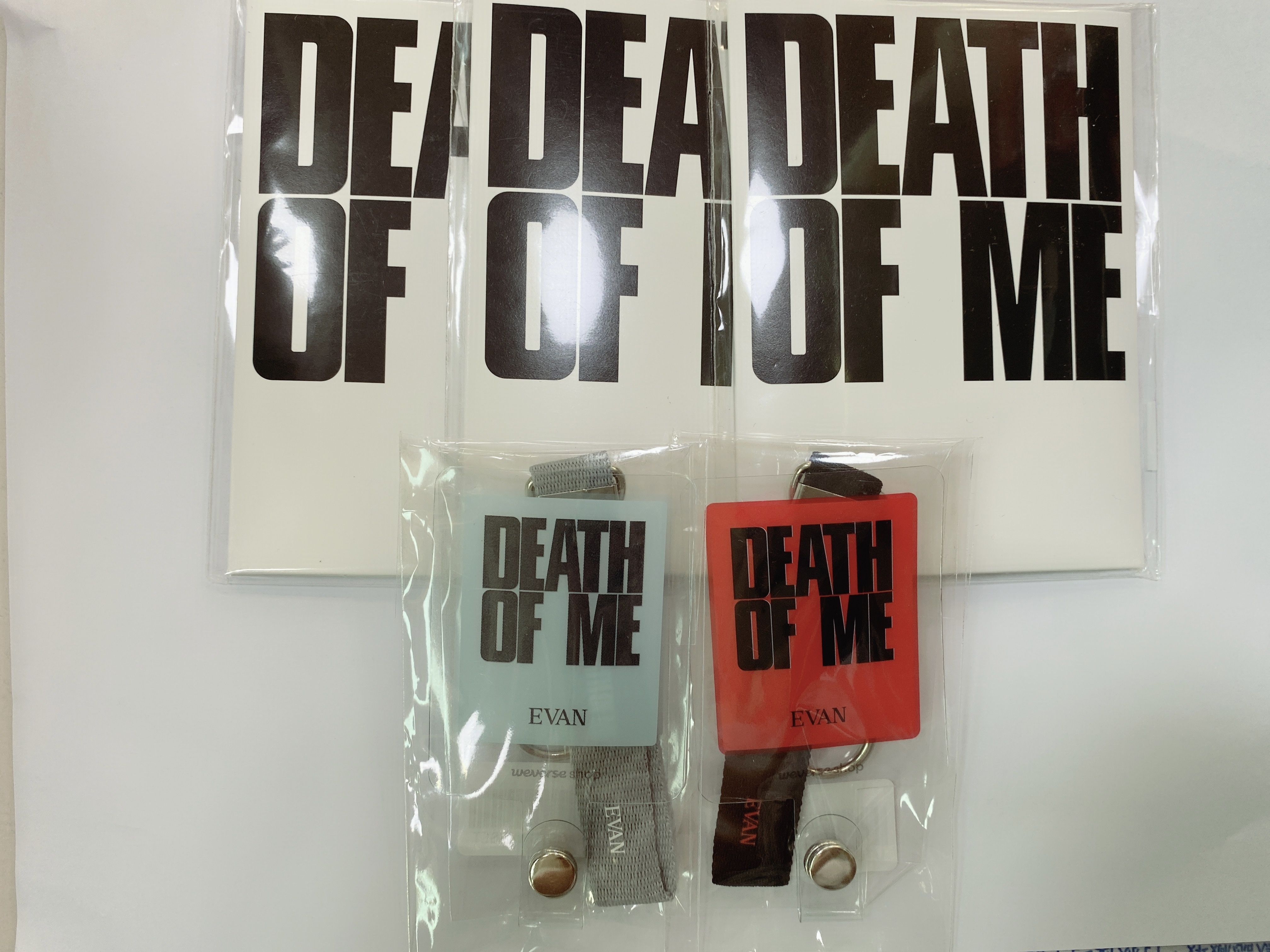 EVAN DEATH OF ME ALBUM ： wvs ver