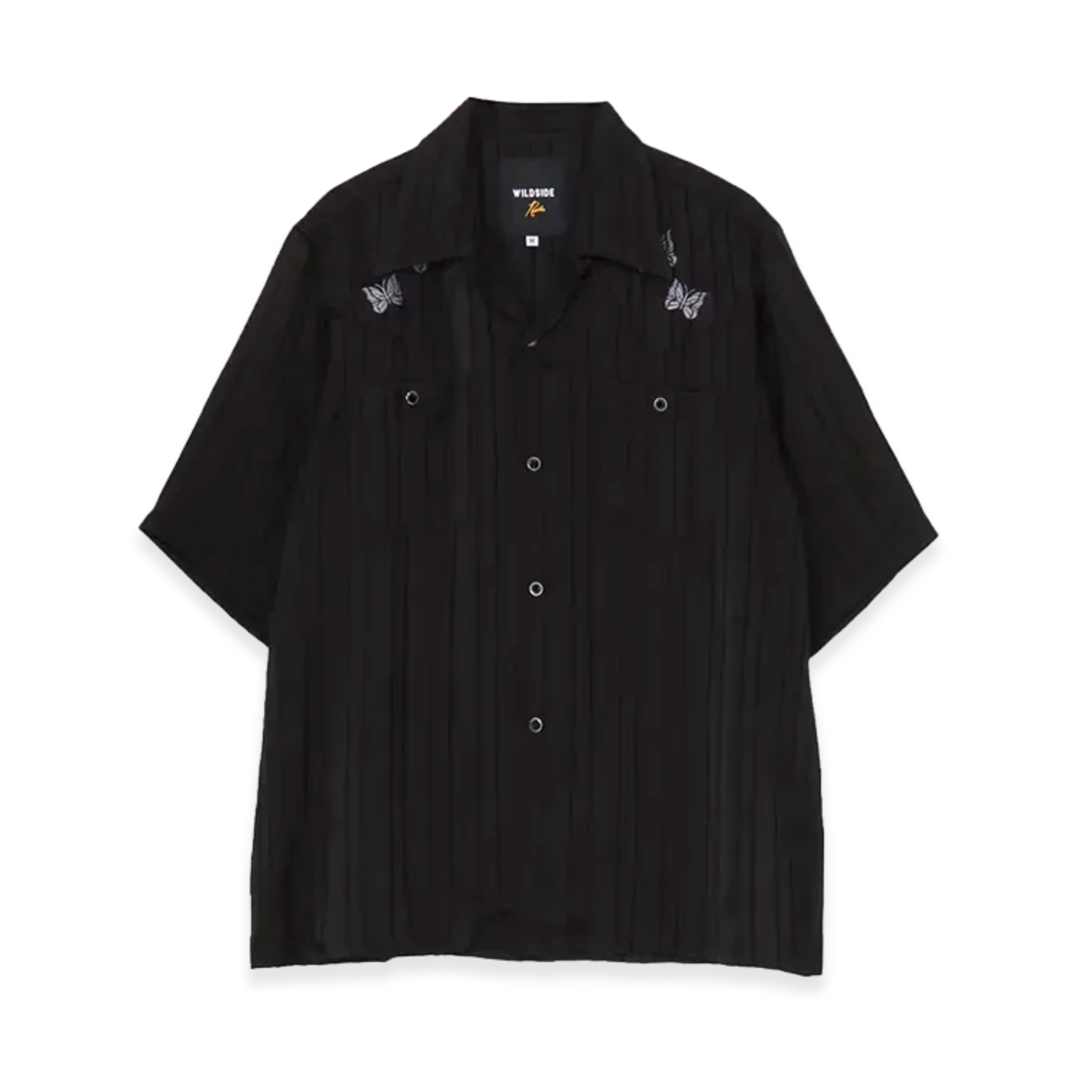 2026AW WILDSIDE YOHJI YAMAMOTO x NEEDLES S/S Cowboy One-up Shirt 山本耀司 聯名 蝴蝶 短袖 襯衫 現貨 SW-B30-915-1