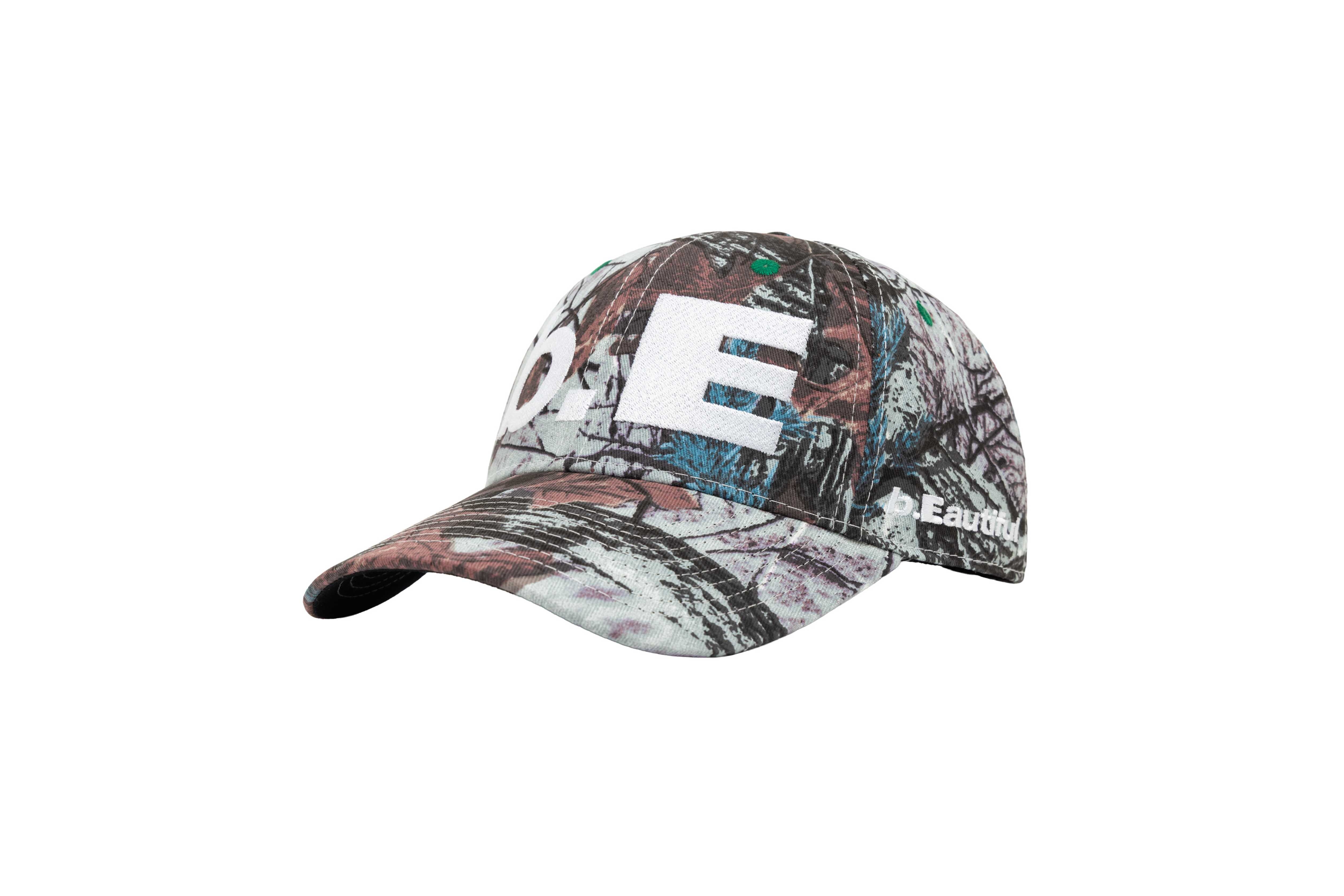 b.Eautiful "b.E Hat" (Stone Blue Real / White)