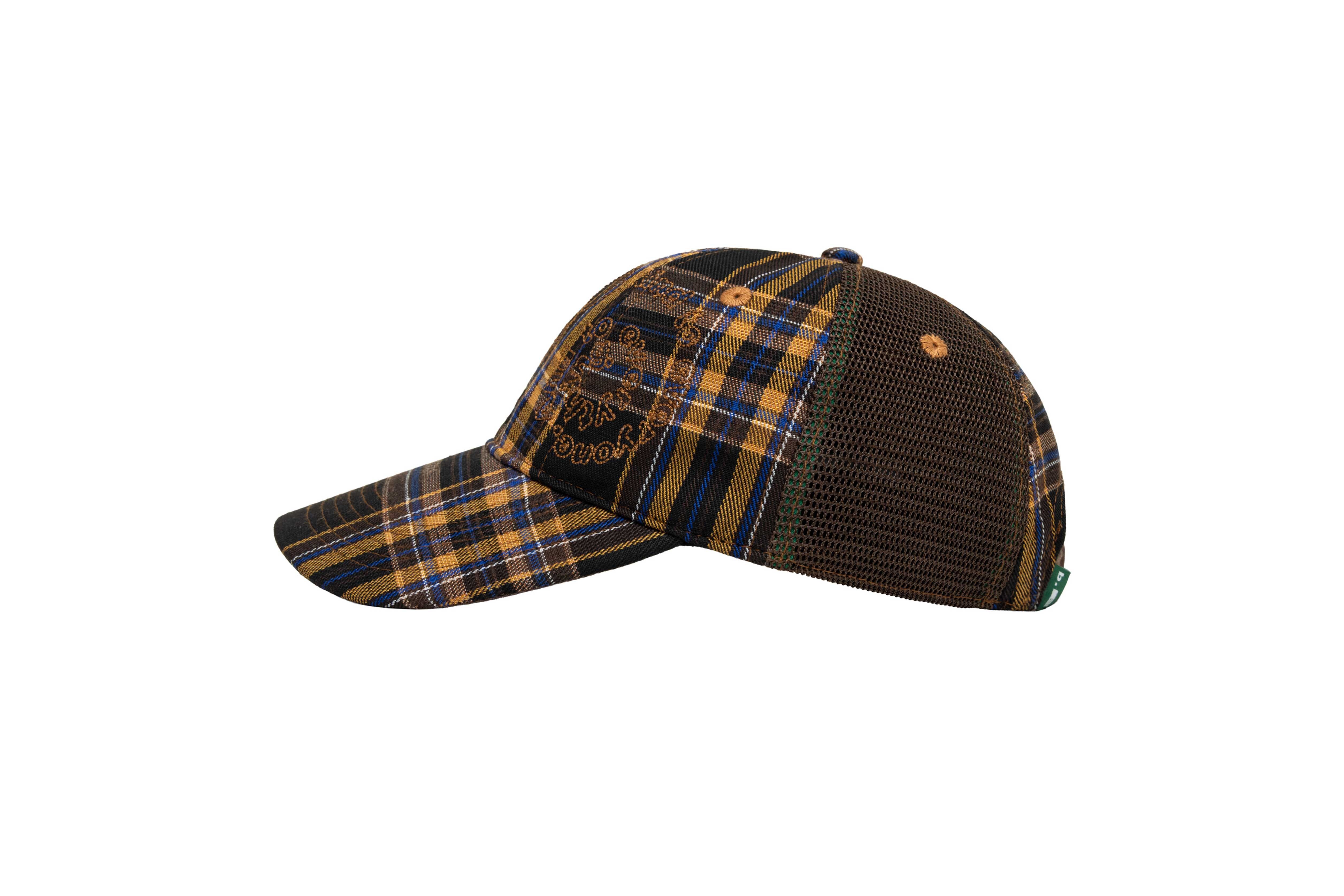 b.Eautiful "B-Turn Low Profile Hat" (Brown Plaid)