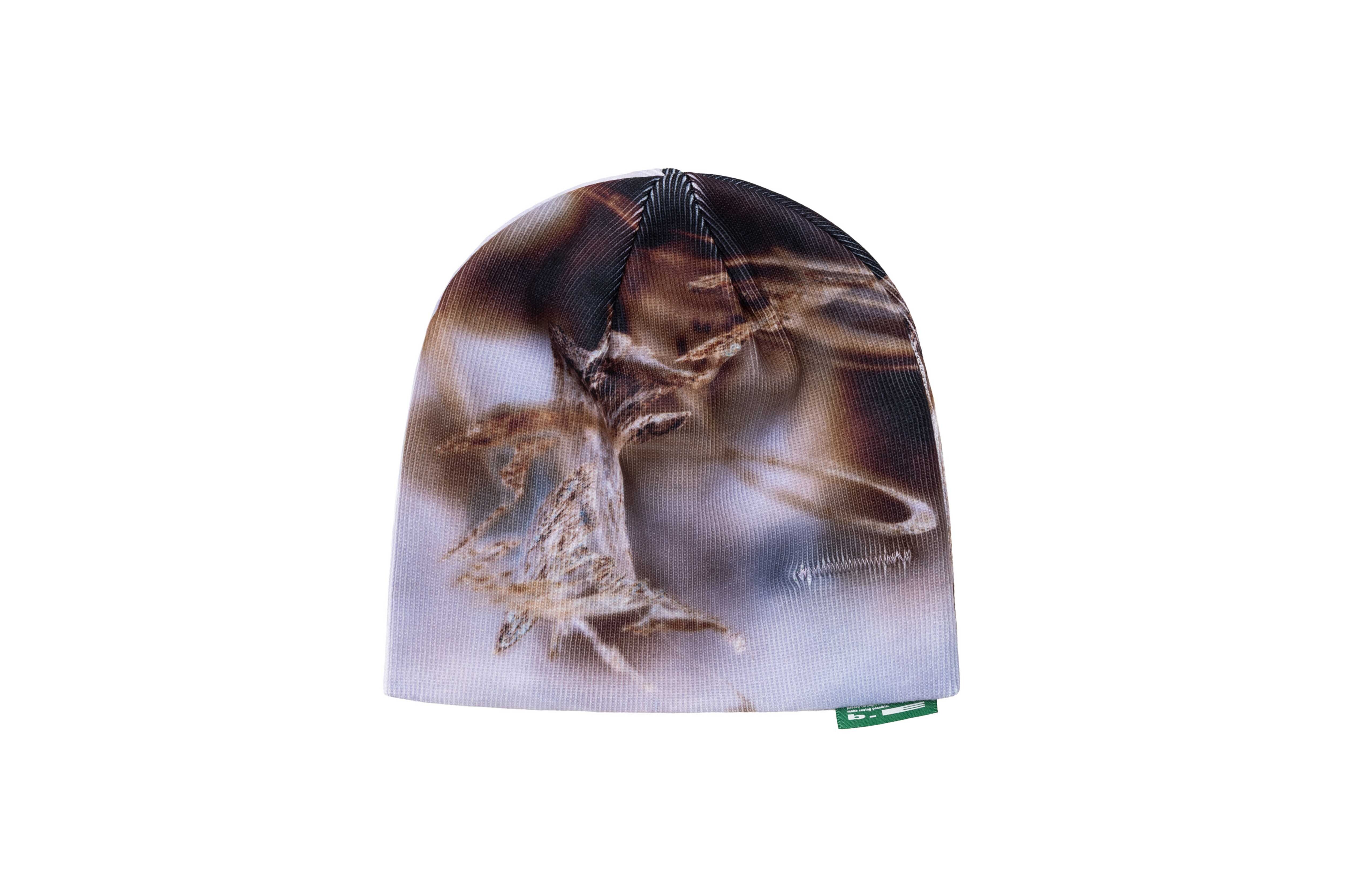 b.Eautiful "b.Eautiful x Heijiro Yagi untitled.2681 Beanie" (Brown)