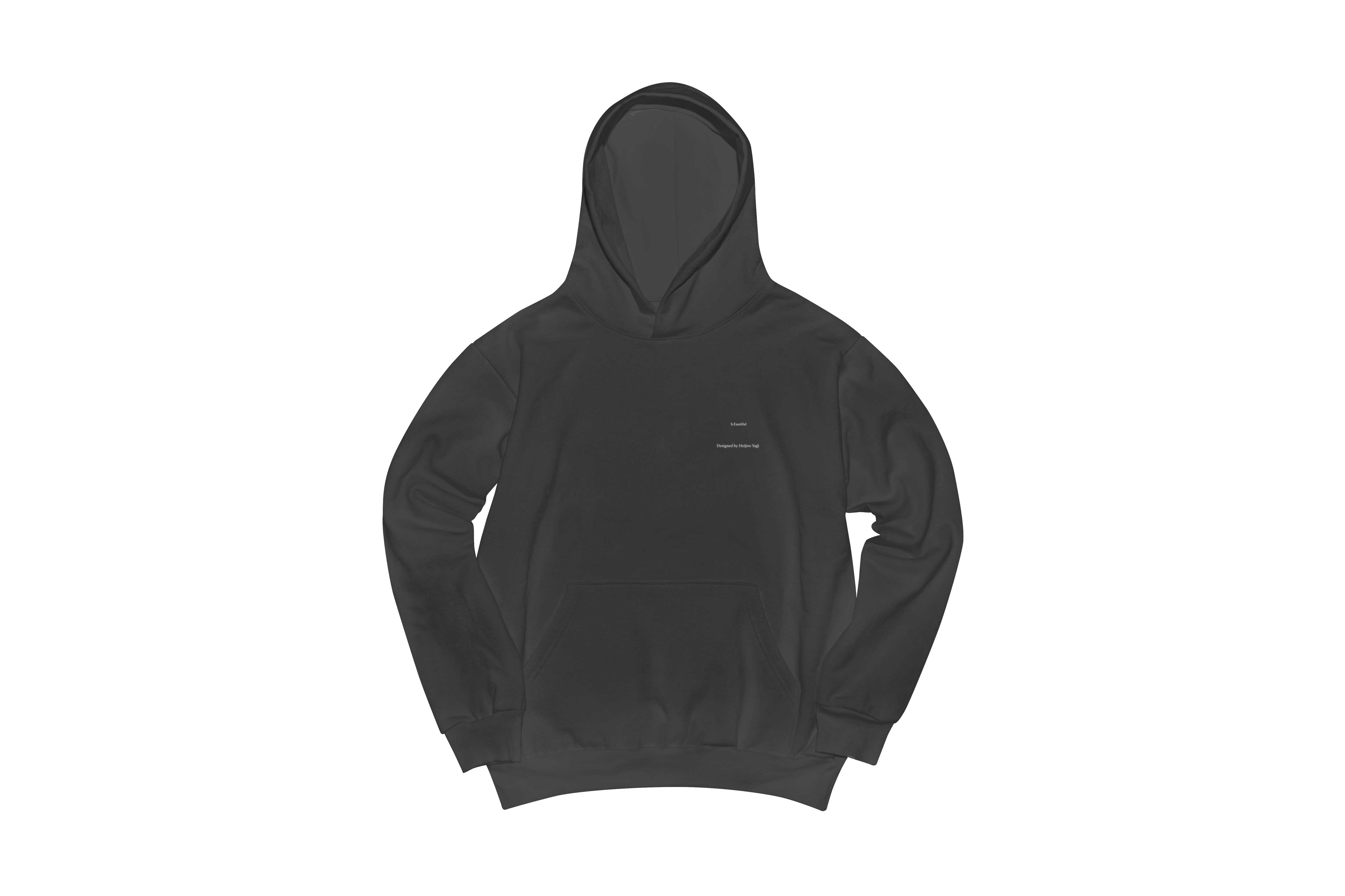 b.Eautiful "b.Eautiful x Heijiro Yagi untitled.2680 Hoodie" (Vintage Black)