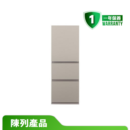 【陳列產品】Panasonic 樂聲牌 NR-C341H-C3 ECONAVI智慧節能三門雪櫃 (大象灰)