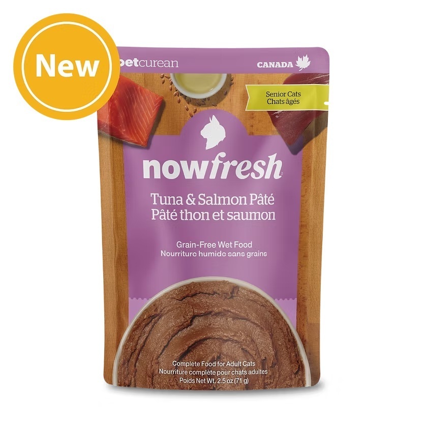 NOW FRESH Senior Cat Tuna & Salmon Pate (2.5oz X 24 pcs)