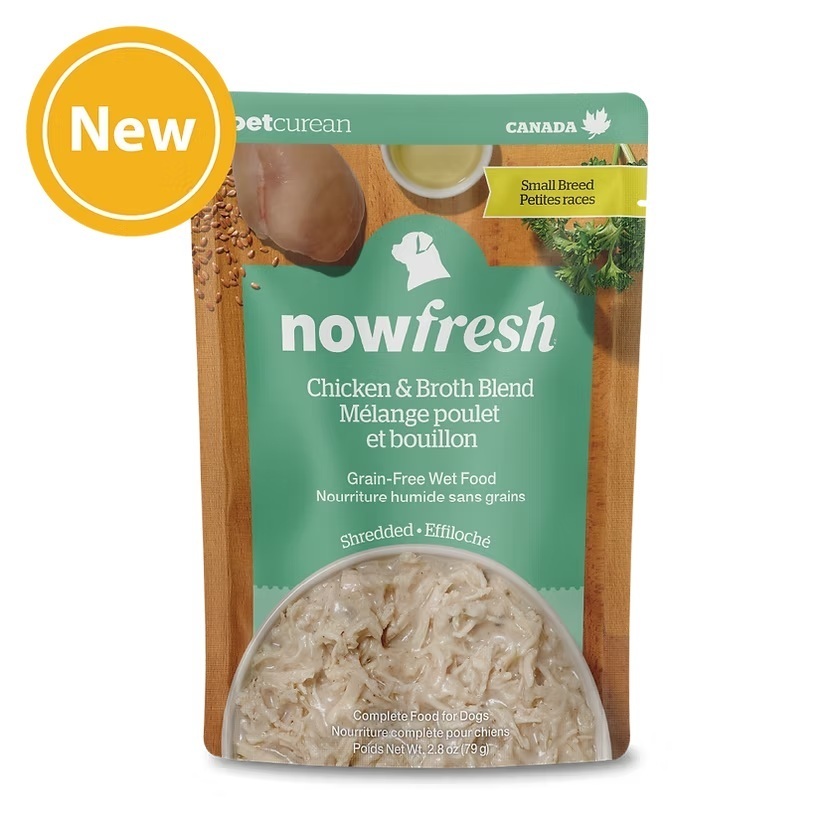 NOW FRESH Small Breed Shredded Chicken & Broth Blend (2.8oz X 24 pcs)