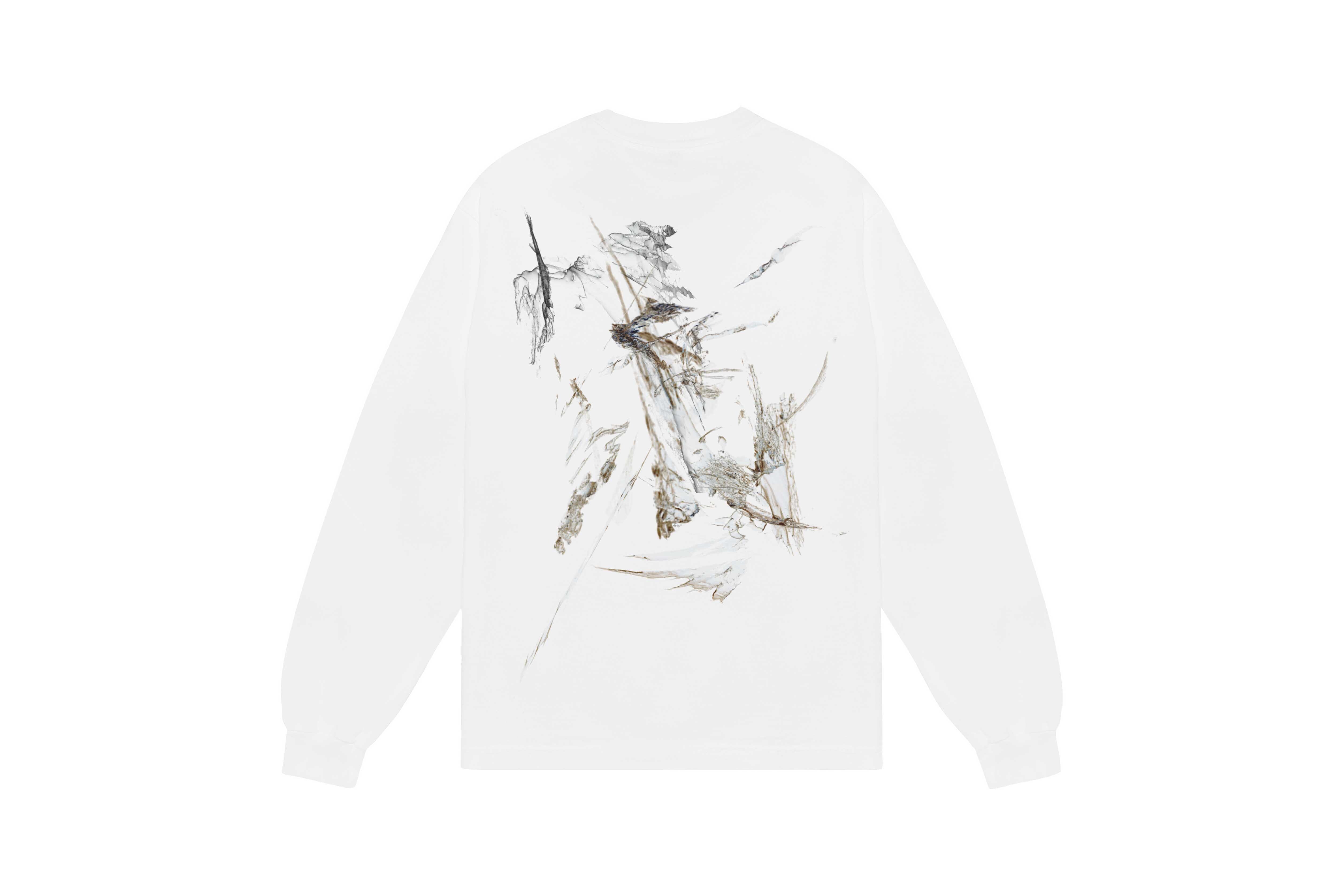 b.Eautiful "b.Eautiful x Heijiro Yagi untitled.2427 LS Shirt" (White)