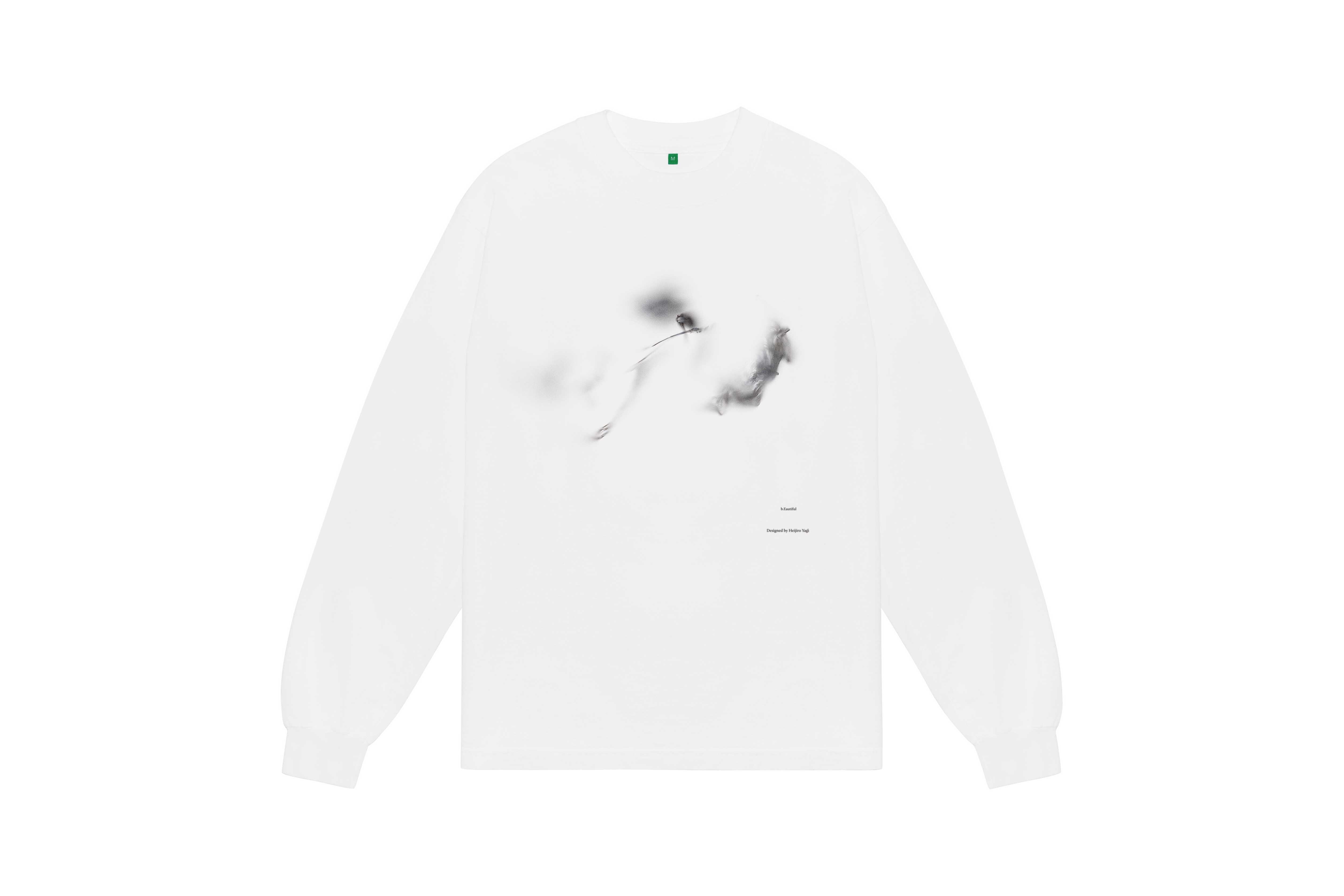 b.Eautiful "b.Eautiful x Heijiro Yagi untitled.2427 LS Shirt" (White)