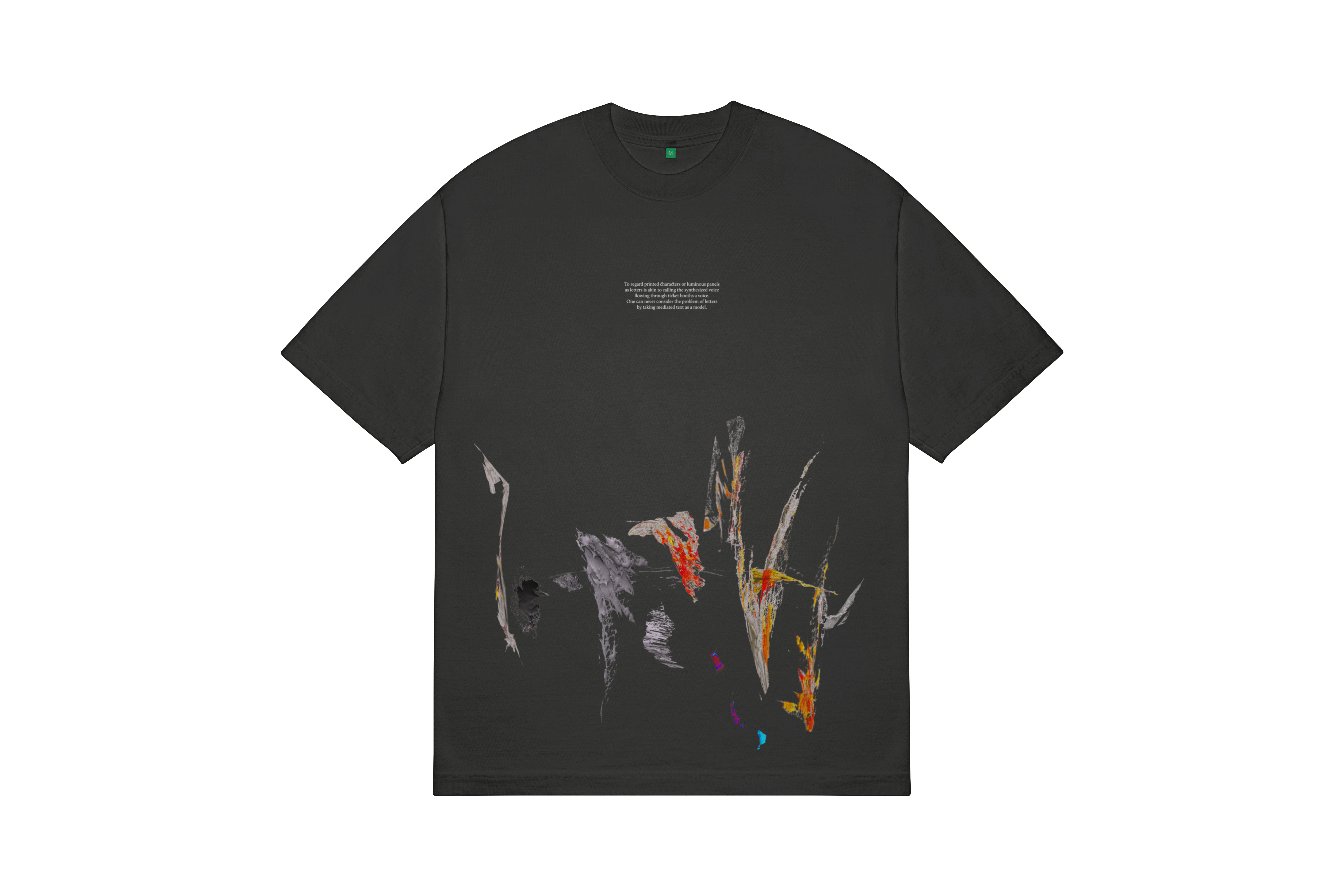b.Eautiful "b.Eautiful x Heijiro Yagi untitled.2668 T-Shirt" (Vintage Black)