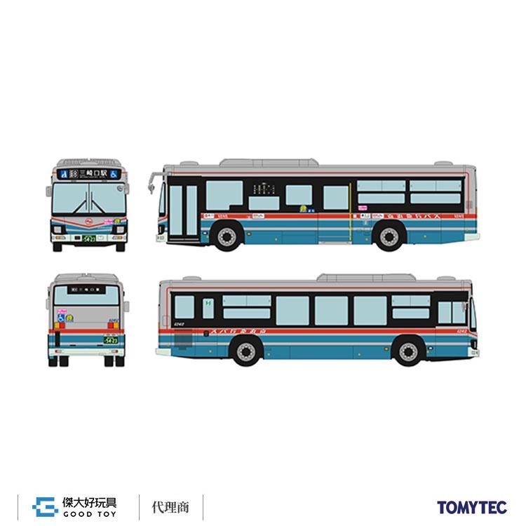 TOMYTEC 338352 巴士系列 Vol.80 京濱急行巴士 JH065