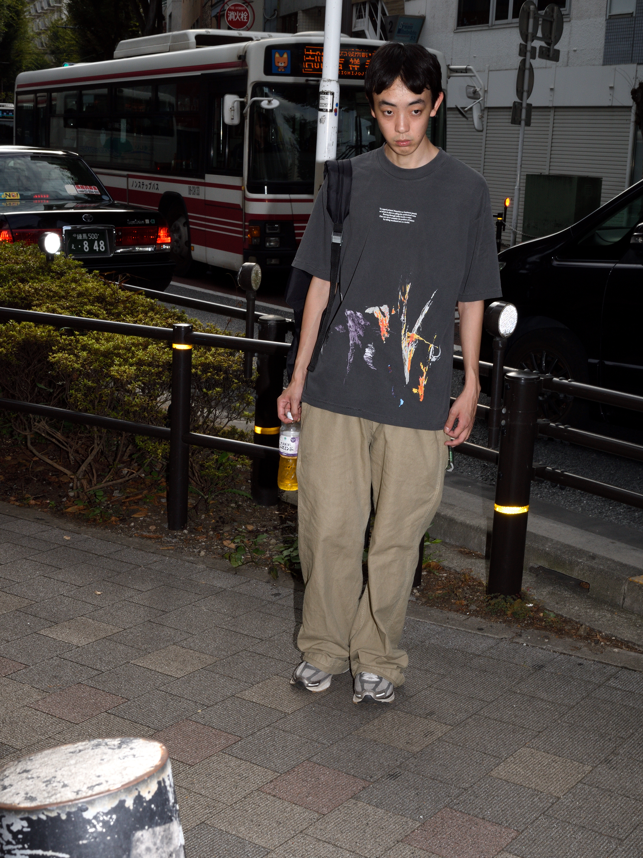 b.Eautiful "b.Eautiful x Heijiro Yagi untitled.2668 T-Shirt" (Vintage Black)