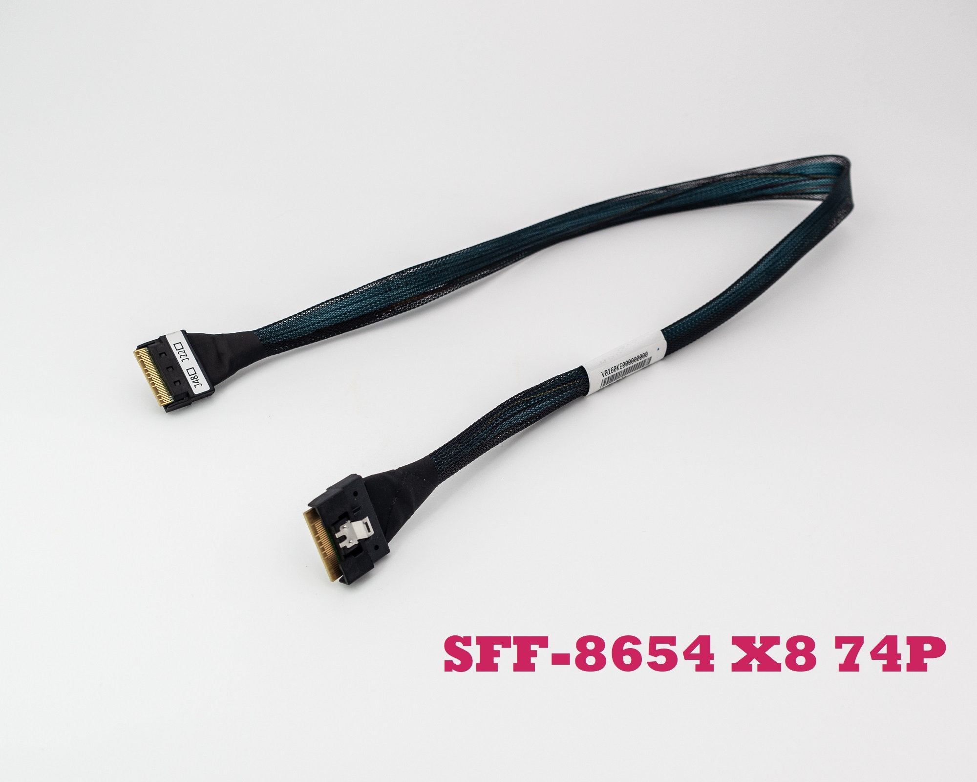 Slim 4.0 SAS線 SFF-8654 X8 74P 70cm 連接線 數據線 交叉主板 PCIe 訊號線 8i
