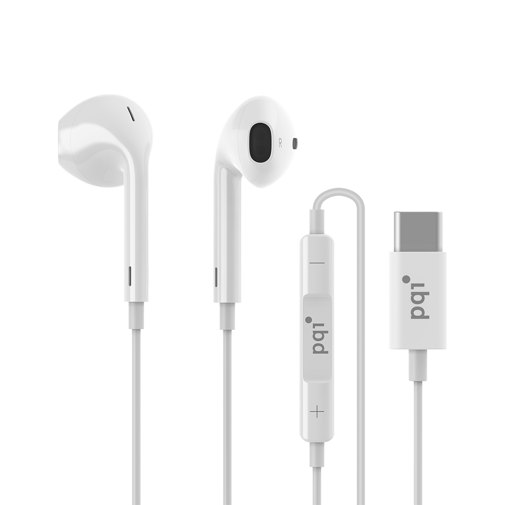 〈PQI〉BTE02 有線耳機 白色