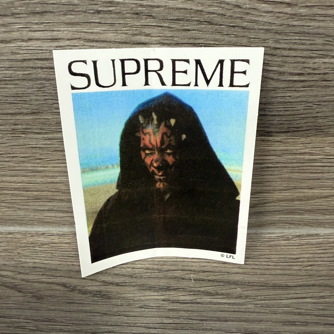 SUPREME X STAR WARS DARTH MAUL SITH STICKER 星際大戰 達斯魔 貼紙