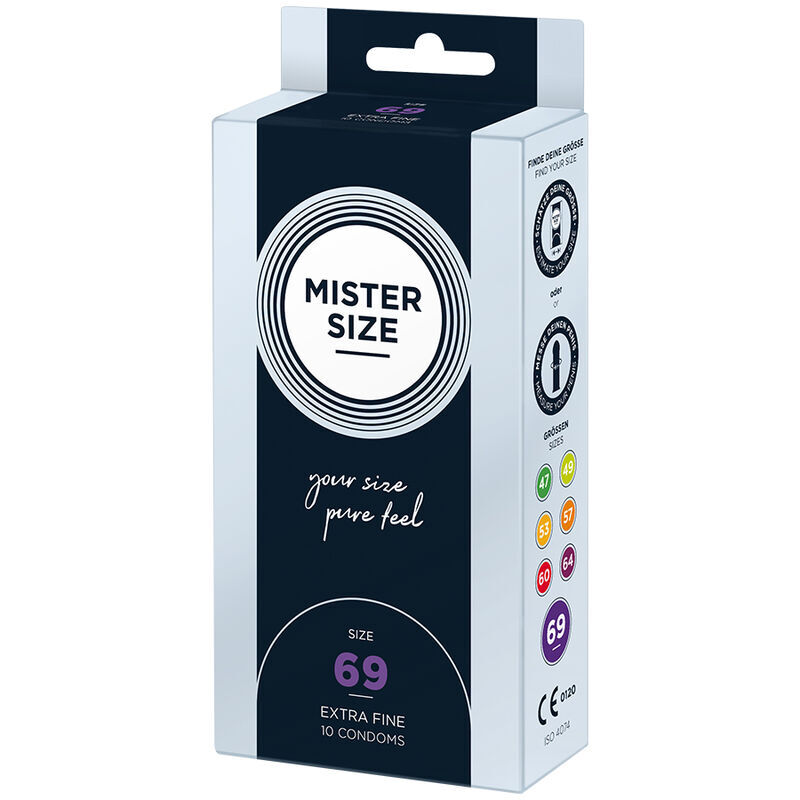 【新包裝】Mister Size - XXXL 69mm 10片裝 大碼超薄乳膠安全套
