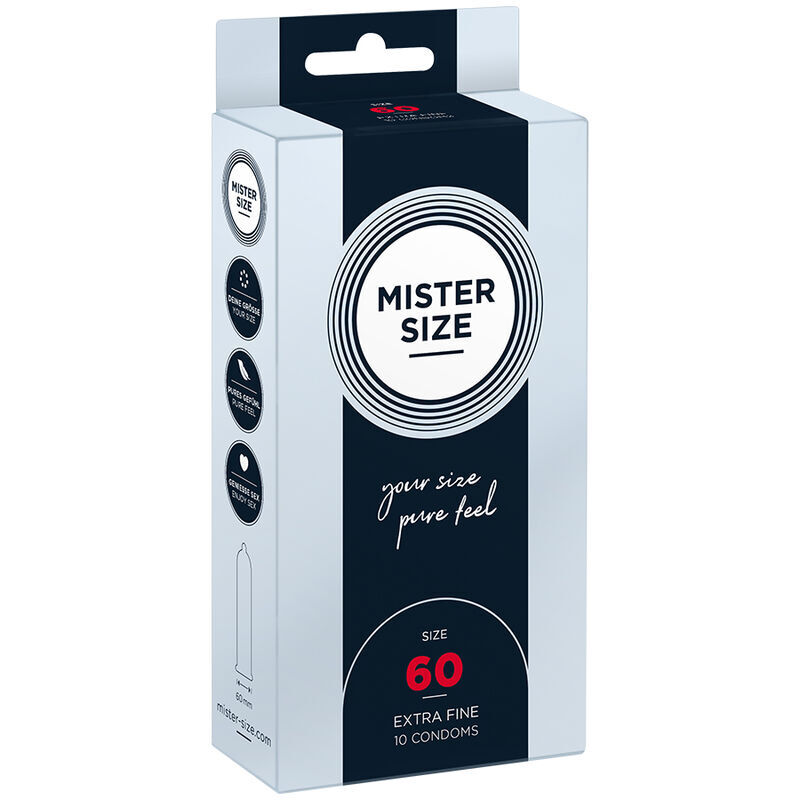 Mister Size XL 60mm 10片裝 超薄大碼乳膠安全套