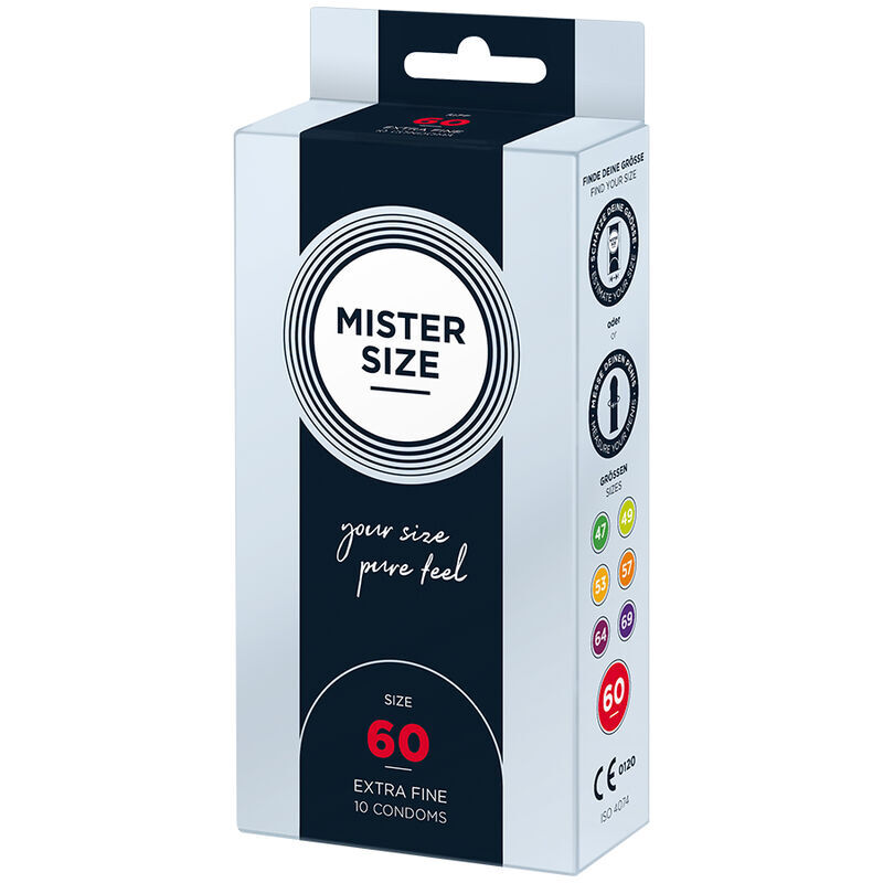 Mister Size XL 60mm 10片裝 超薄大碼乳膠安全套