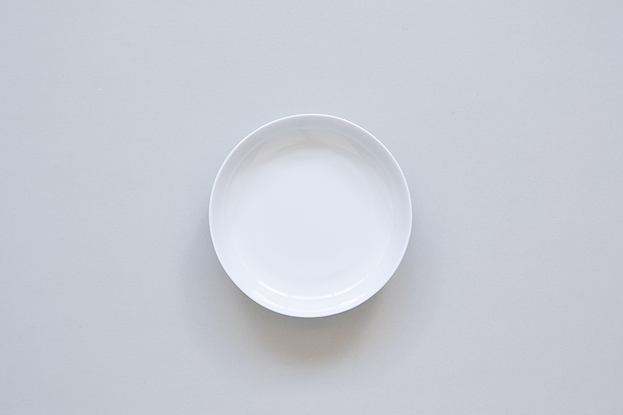 yumiko iihoshi porcelain - ReIRABO series 圓盤M 白瓷