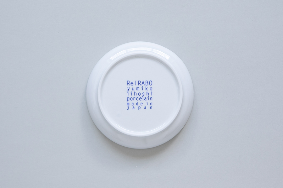 yumiko iihoshi porcelain - ReIRABO series 圓盤L / 白瓷
