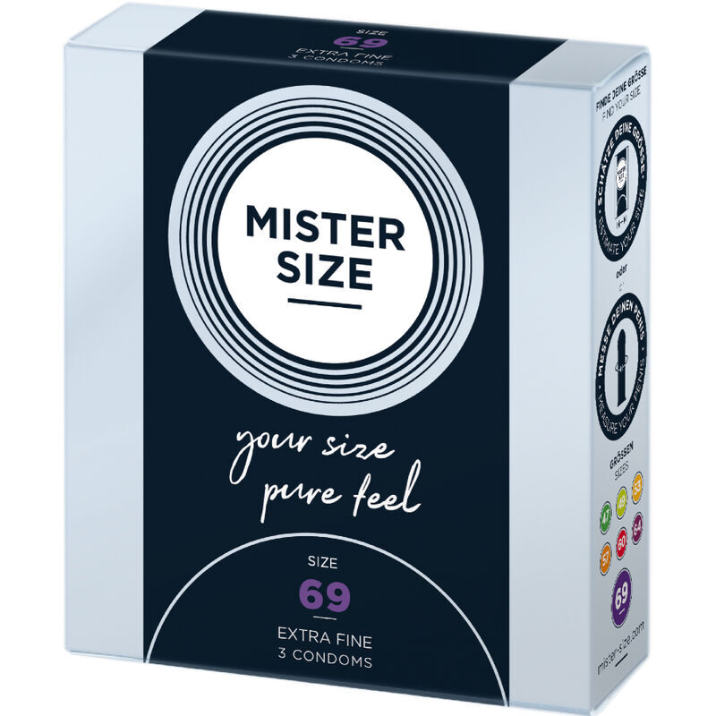 Mister Size - XXXL 69mm 3片裝 大碼超薄乳膠安全套