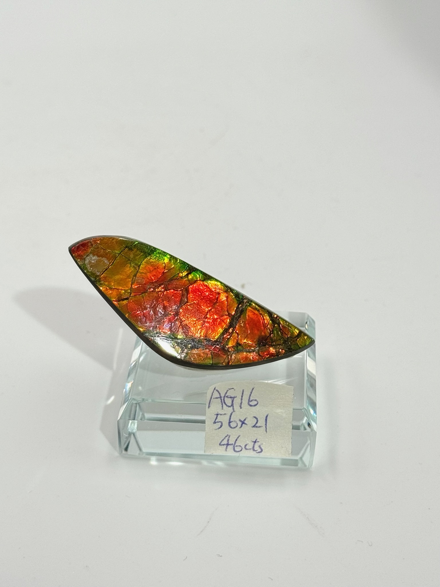 ET281 AG16 極之罕見 斑彩石特別款 (人手打磨) 龍紋 46cts 56*21mm