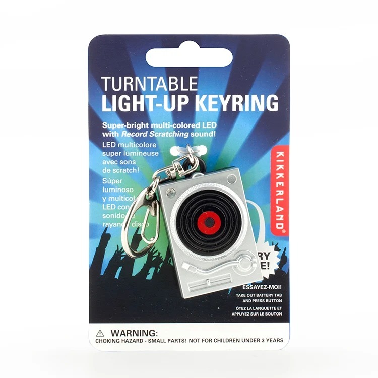 2026AW bPr BEAMS KIKKERLAND Turntable LED & Sound Keychain 轉盤 鑰匙圈 吊飾 現貨