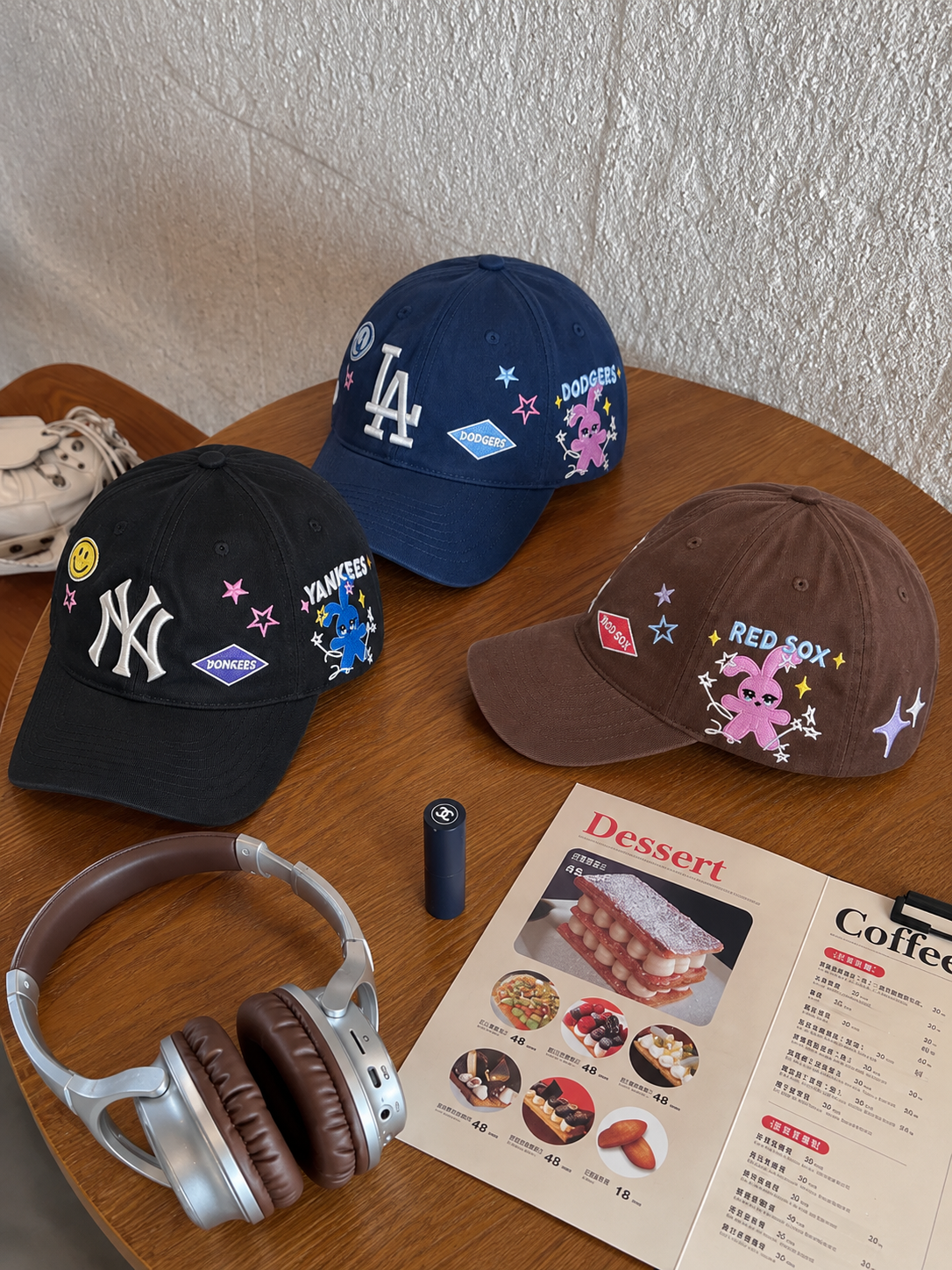 【預購】韓國 MLB 可調式 軟頂 刺繡 Star Bunny 兔子 星星 棒球帽 帽子