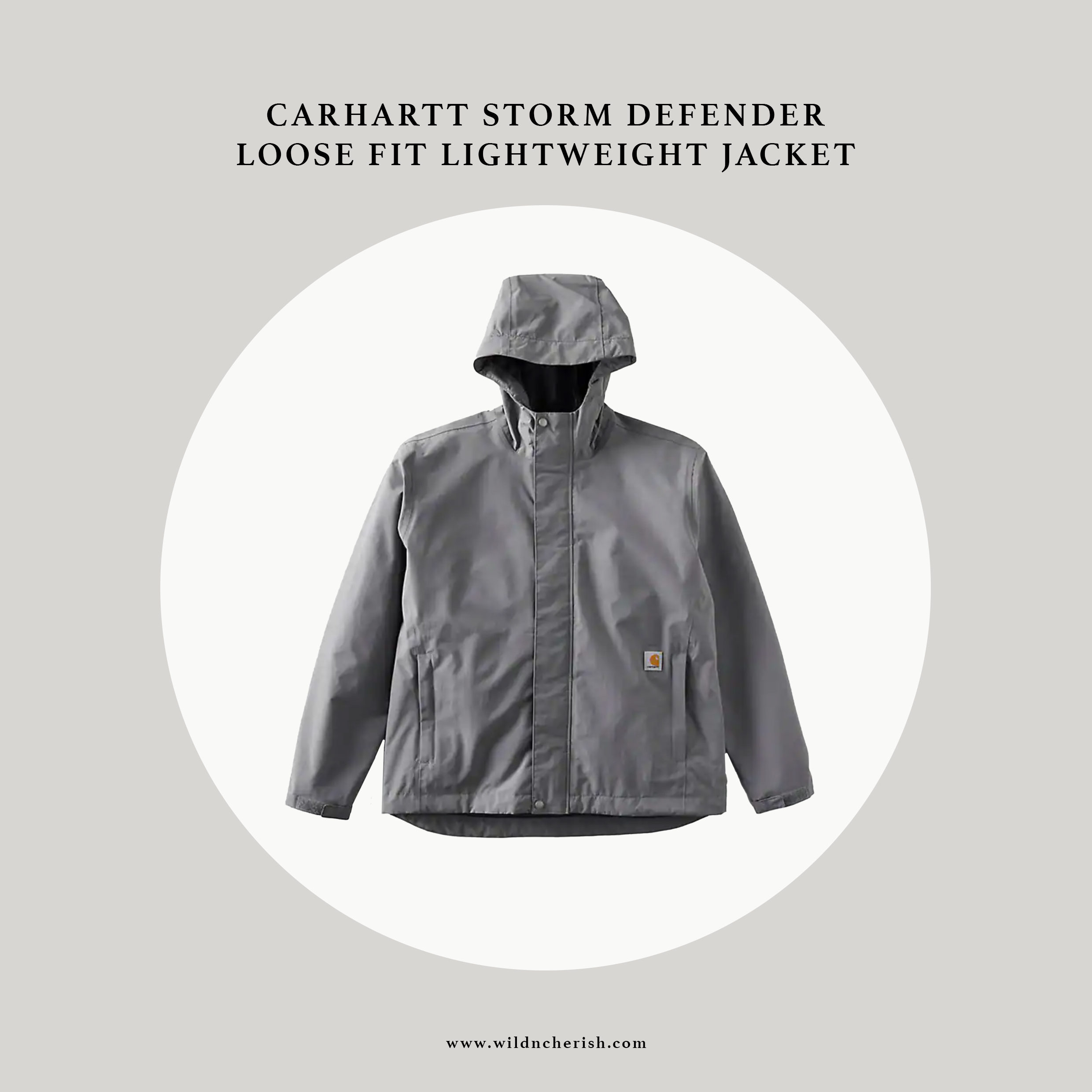 預訂 | Carhartt Storm Defender Loose Fit Lightweight Jacket 美版 防風防水 機能外套