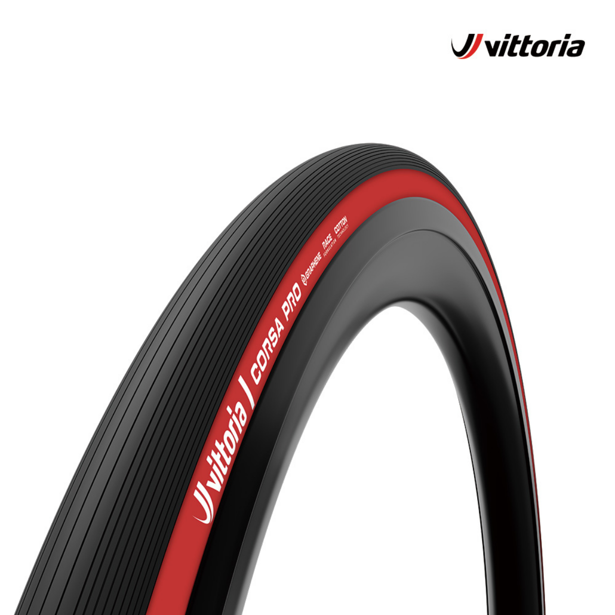 【Vittoria】Corsa PRO TLR  公路車無內胎外胎  / (紅色限定版 ）