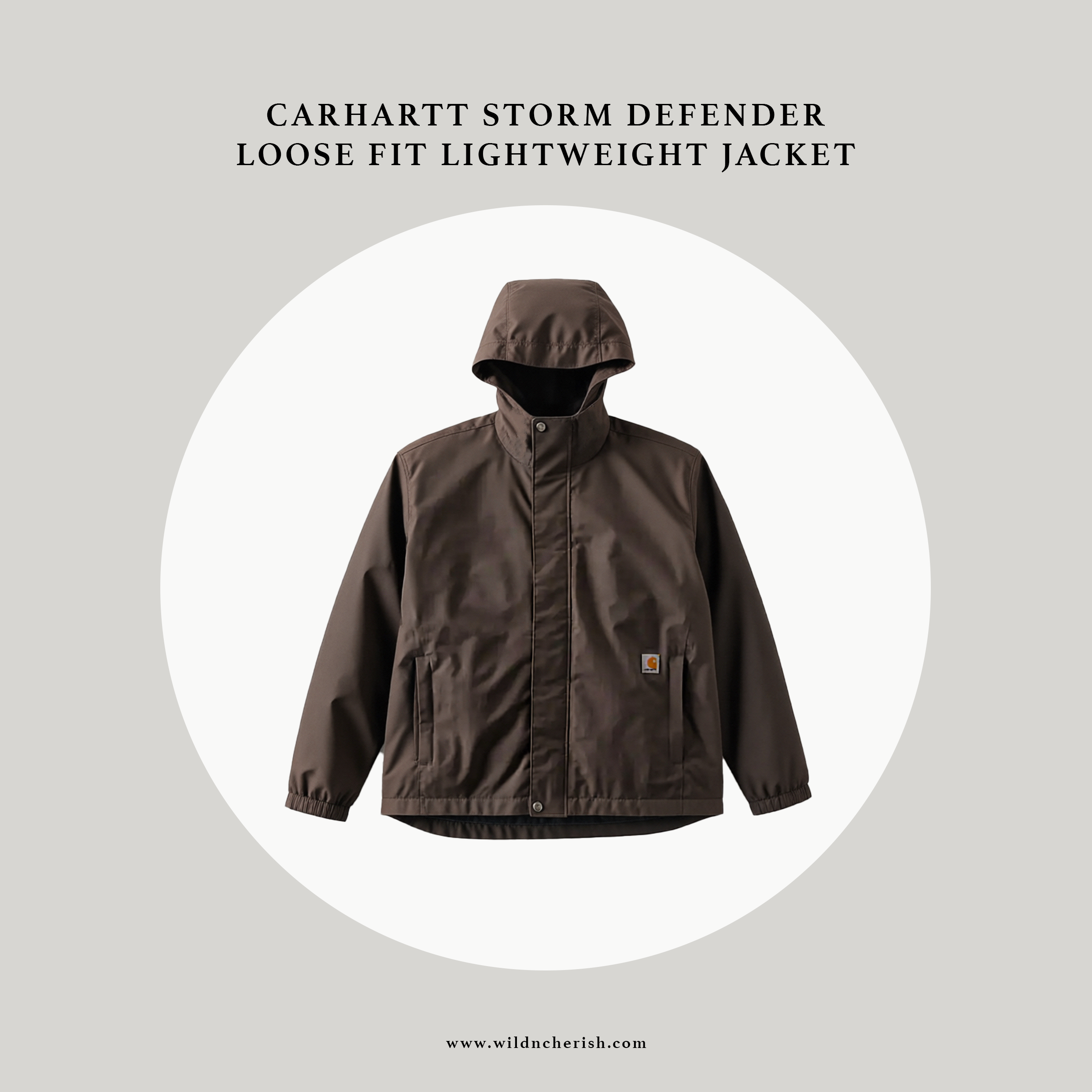 預訂 | Carhartt Storm Defender Loose Fit Lightweight Jacket 美版 防風防水 機能外套