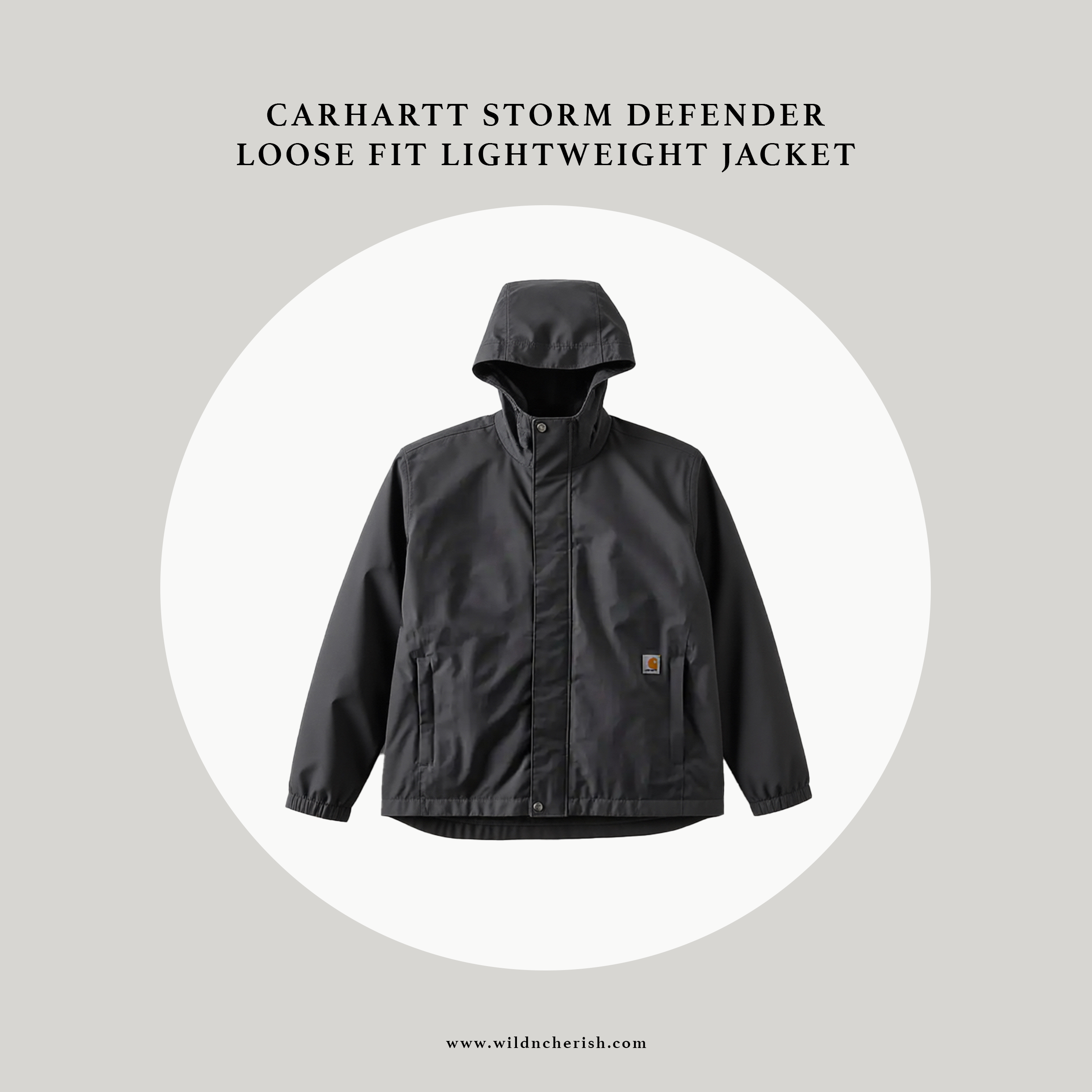 預訂 | Carhartt Storm Defender Loose Fit Lightweight Jacket 美版 防風防水 機能外套