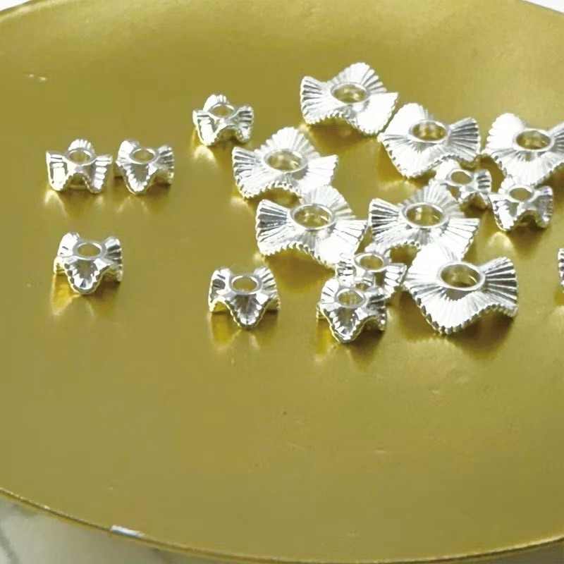 14K/18K/亮銀 包金保色麻花波浪隔片(10入)｜保色配件 DIY金屬材料