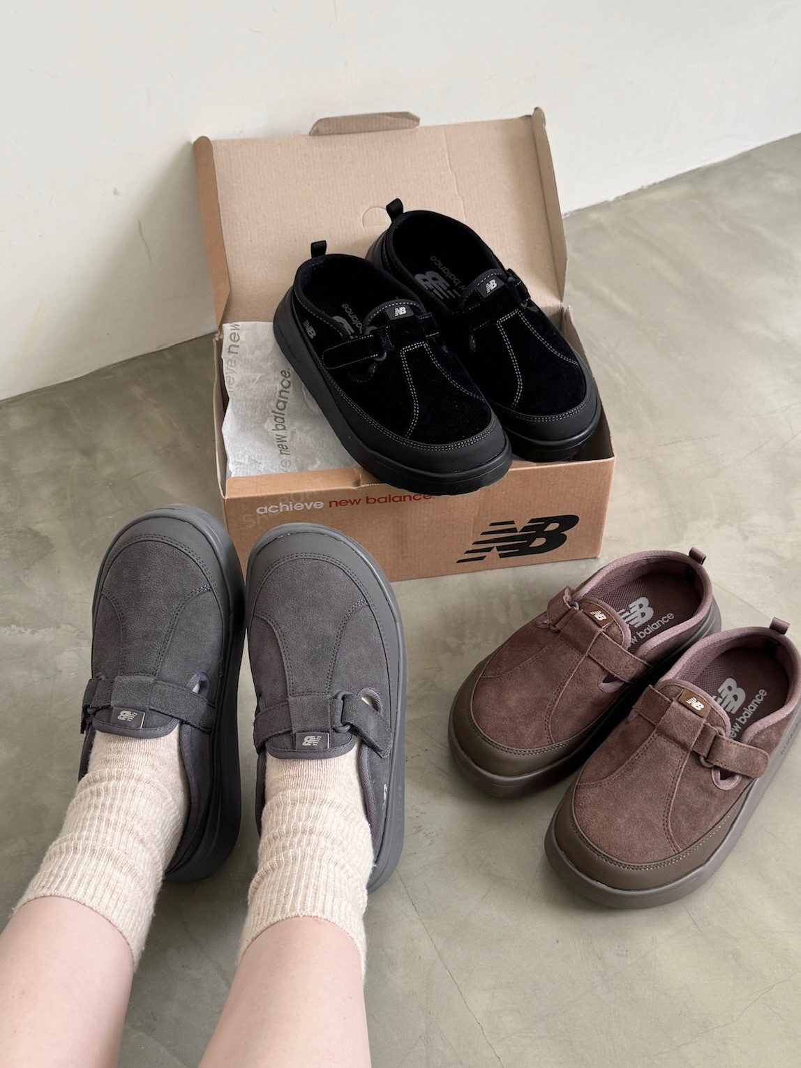 #預購 🇰🇷韓國 秋日新配色 NEW BALANCE ROVER 厚底半拖 麵包鞋